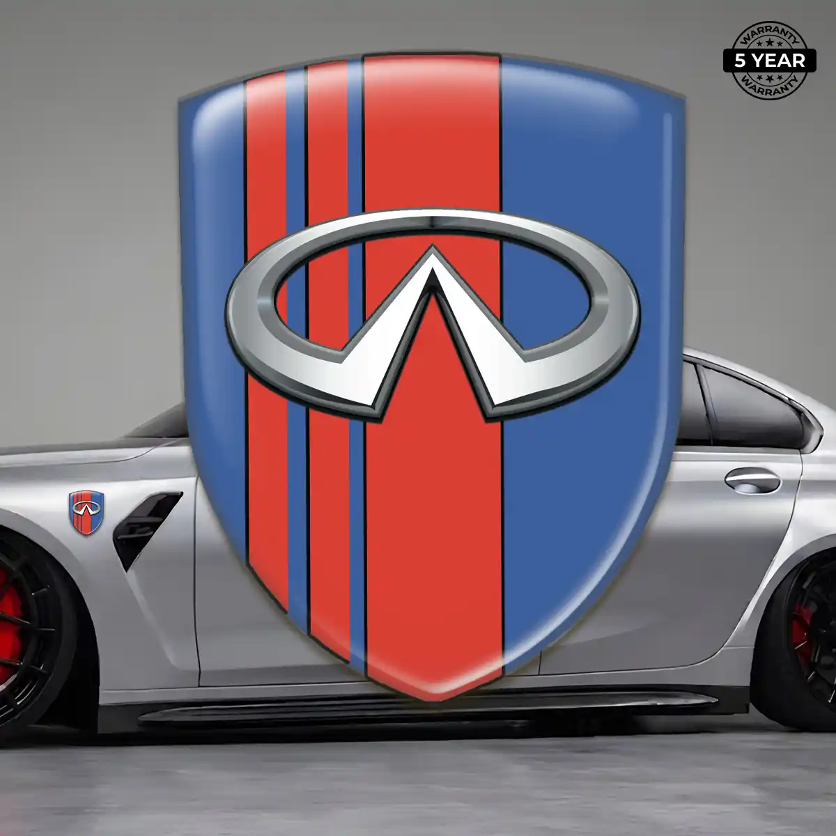 Infiniti Resin Domed Sticker Premium Dome
