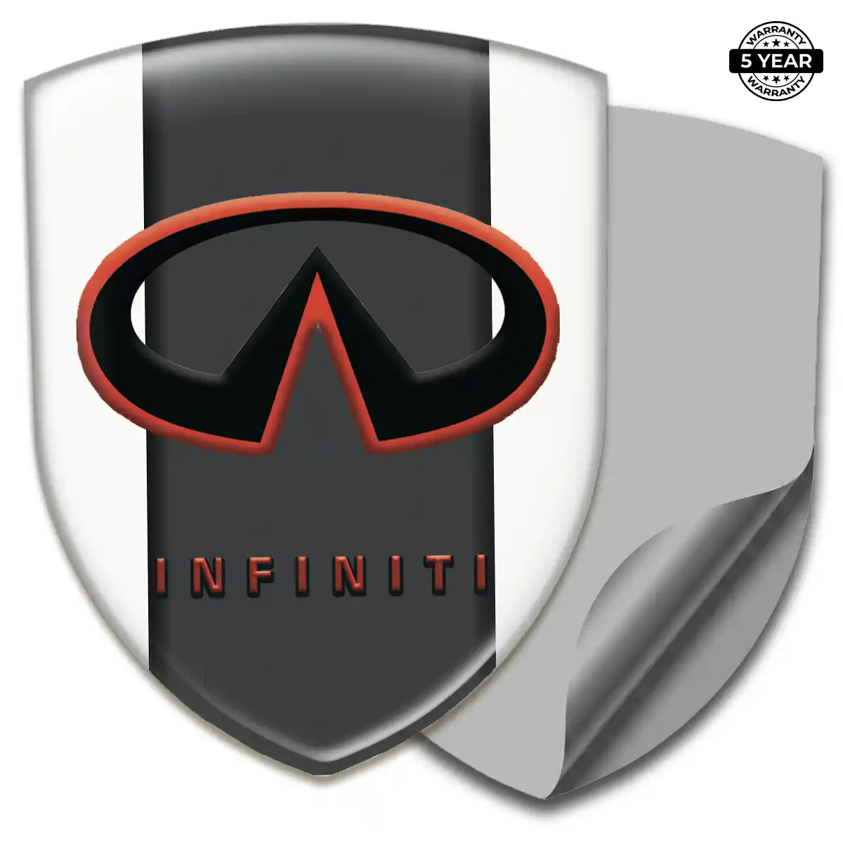 Infiniti Resin Domed Sticker Resin Luxe