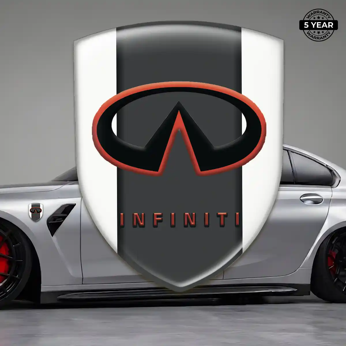 Infiniti Resin Domed Sticker Resin Luxe