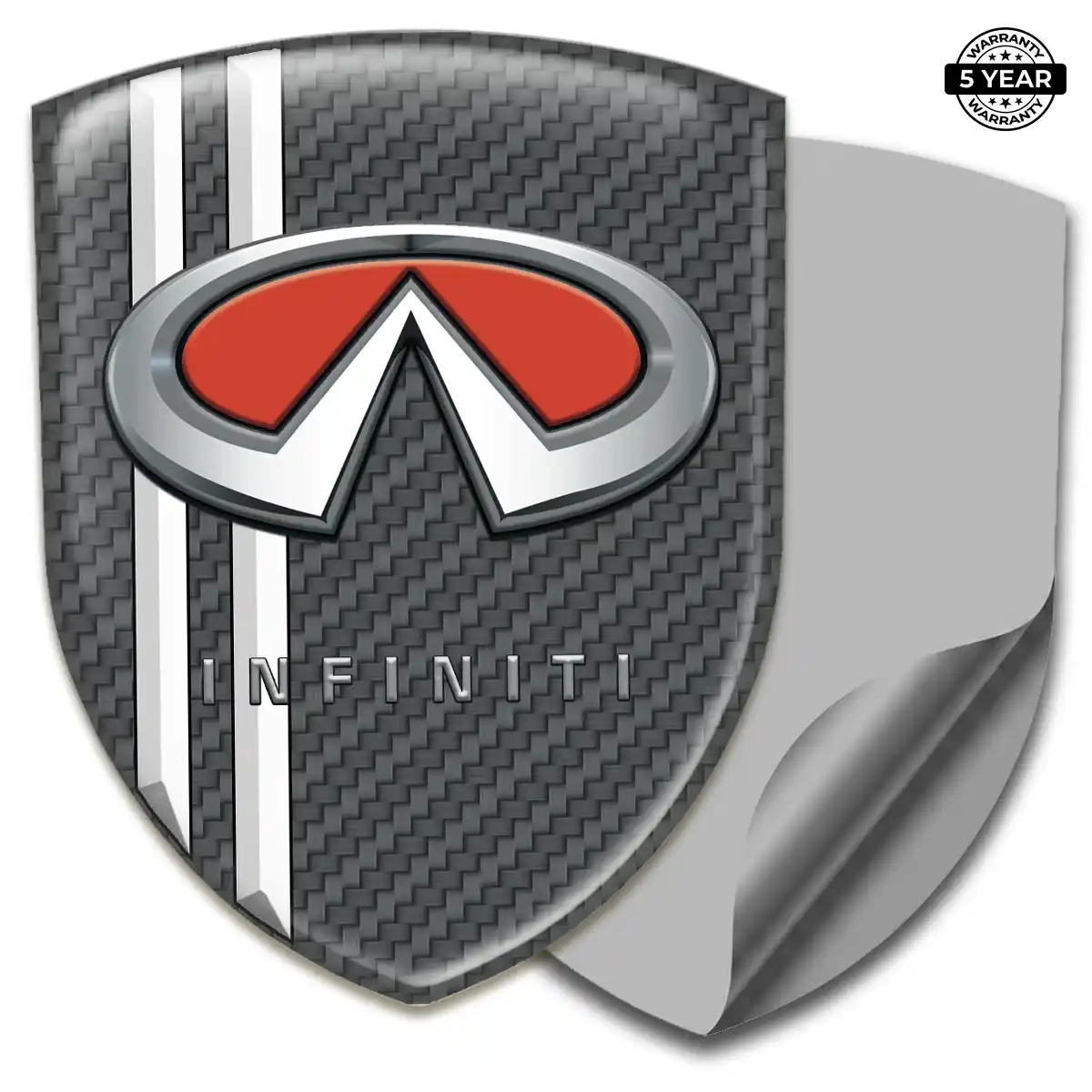 Infiniti Resin Domed Sticker Street Tuning