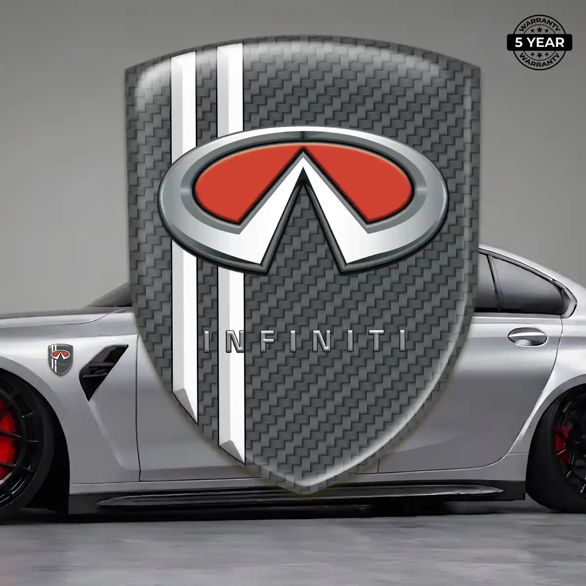 Infiniti Resin Domed Sticker Street Tuning