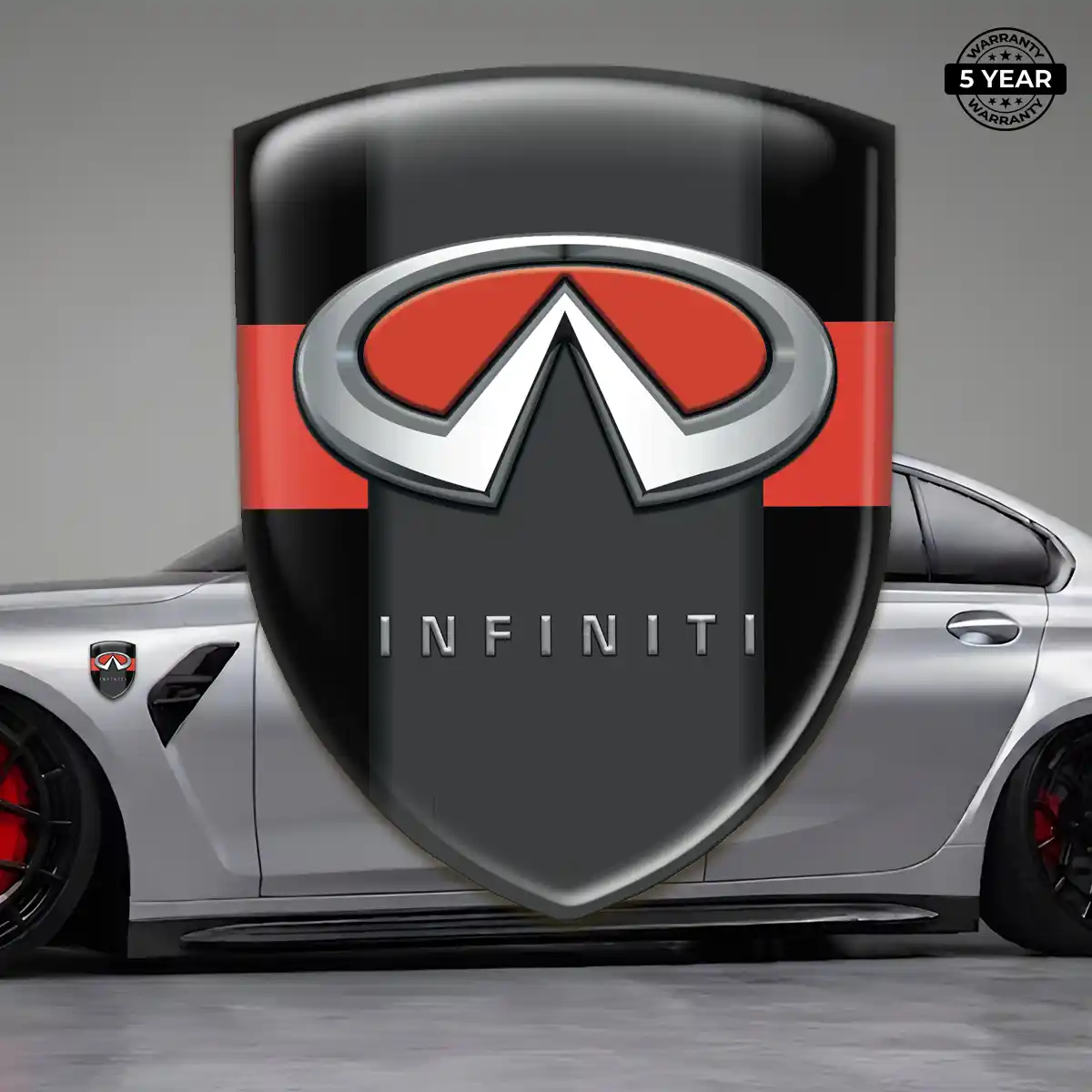 Infiniti Resin Domed Sticker Superior Craft