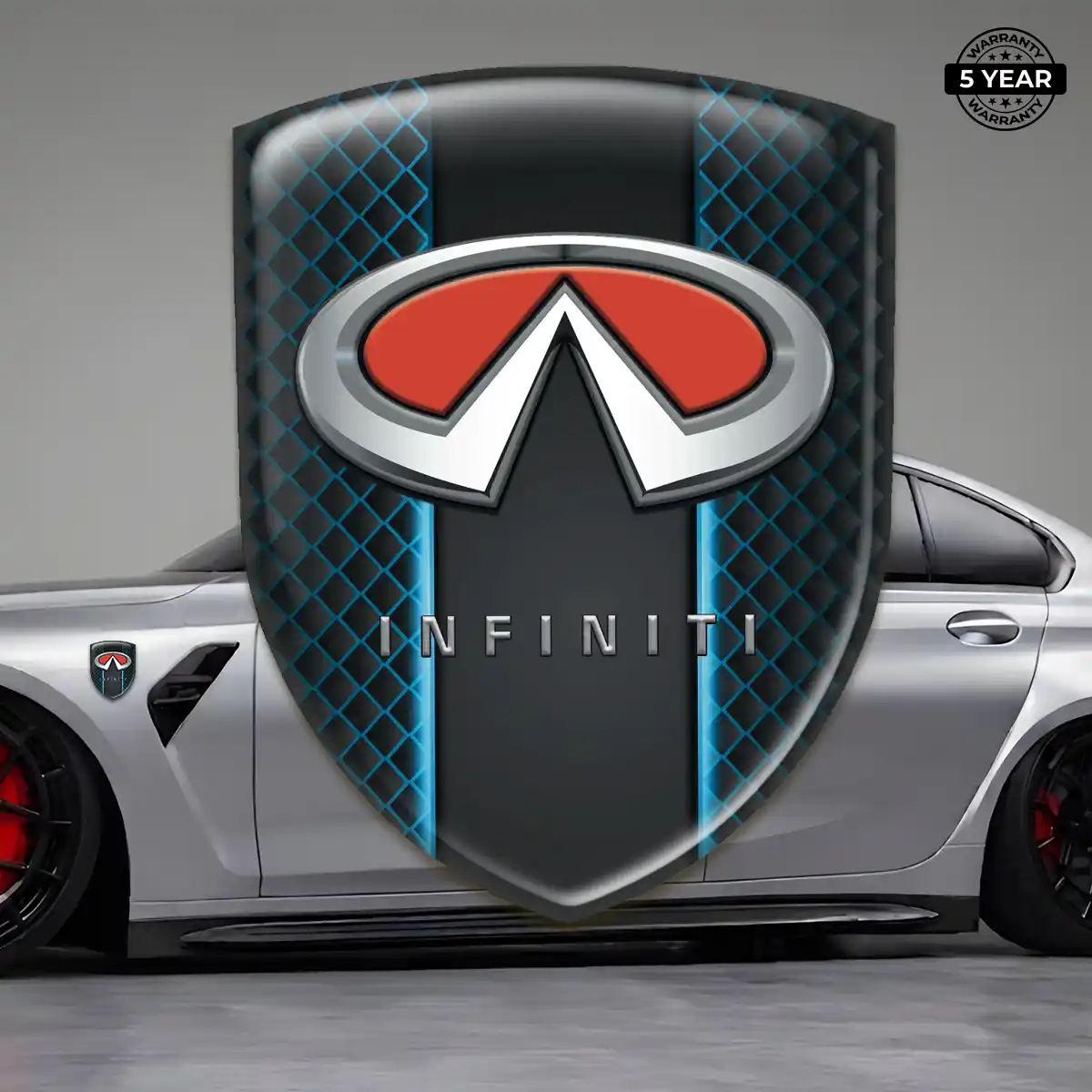 Infiniti Resin Emblem Sticker Auto Tuning