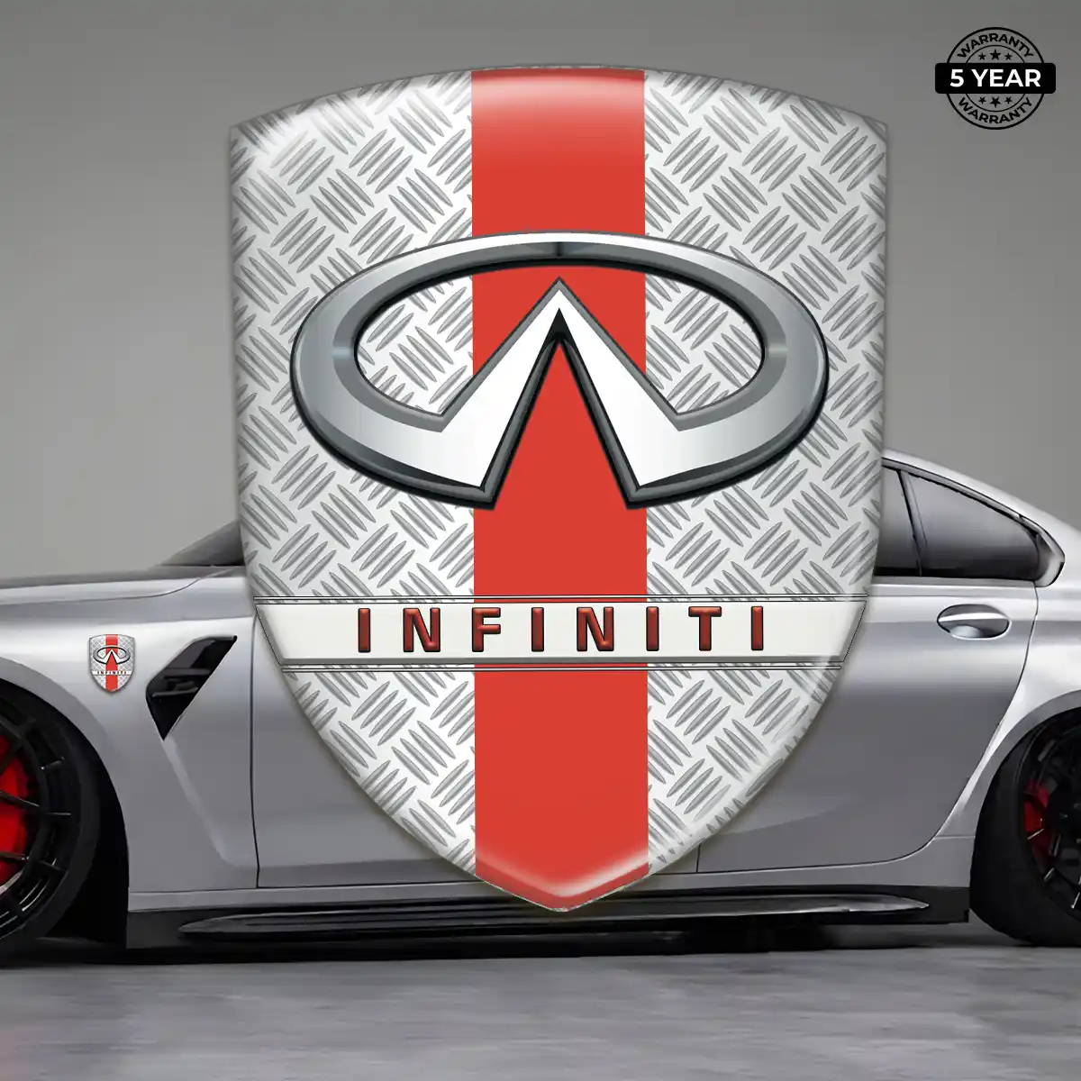 Infiniti Resin Emblem Sticker Elite Edition