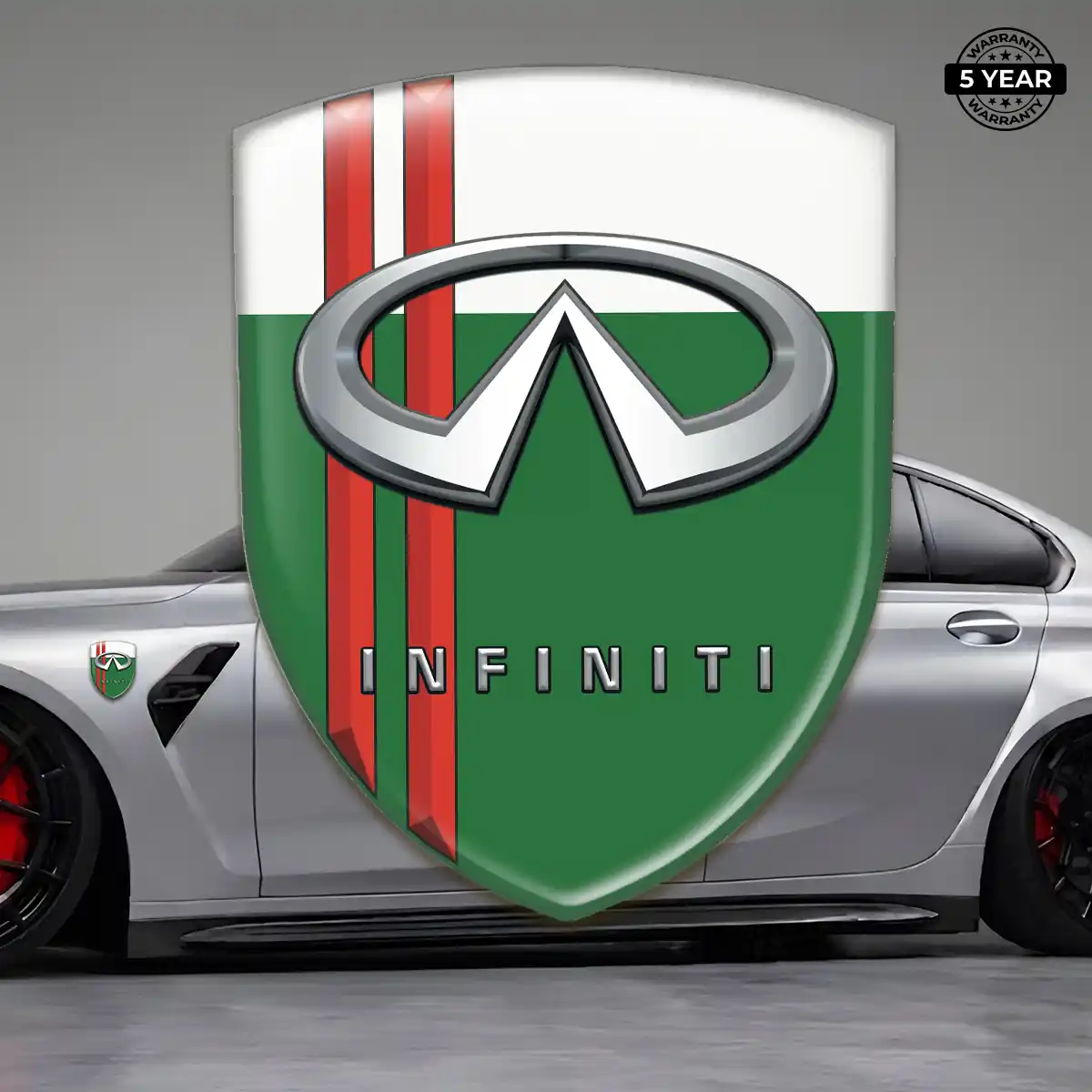 Infiniti Resin Emblem Sticker Interior Luxe