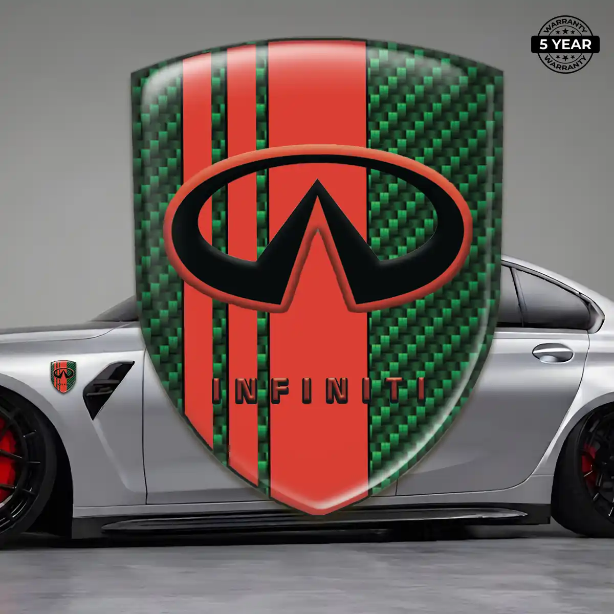 Infiniti Resin Emblem Sticker Outer Style
