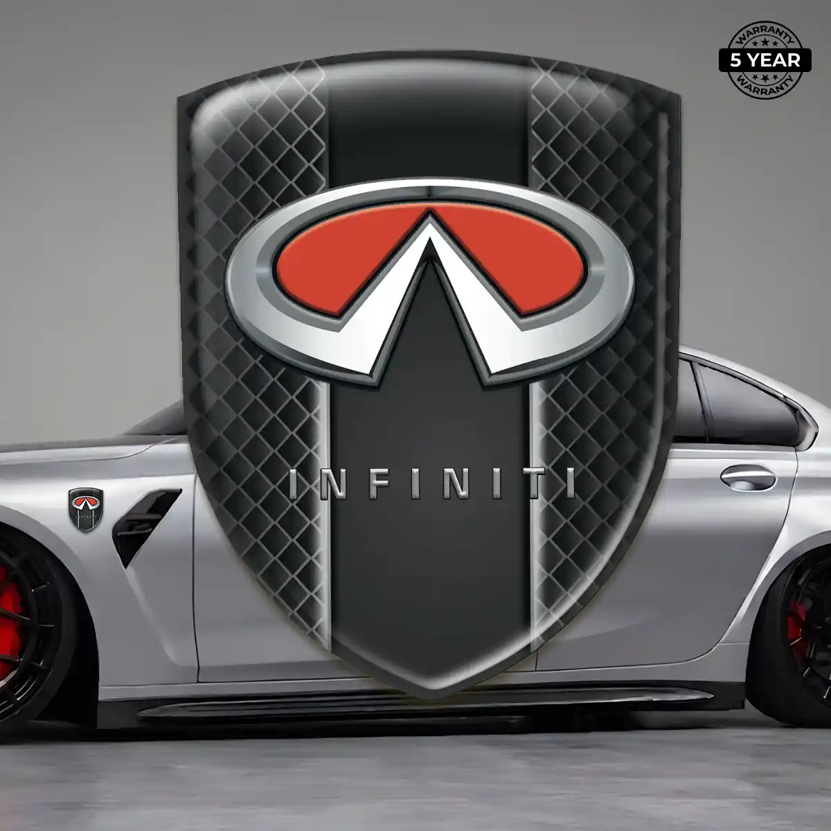 Infiniti Resin Emblem Sticker Performance Style
