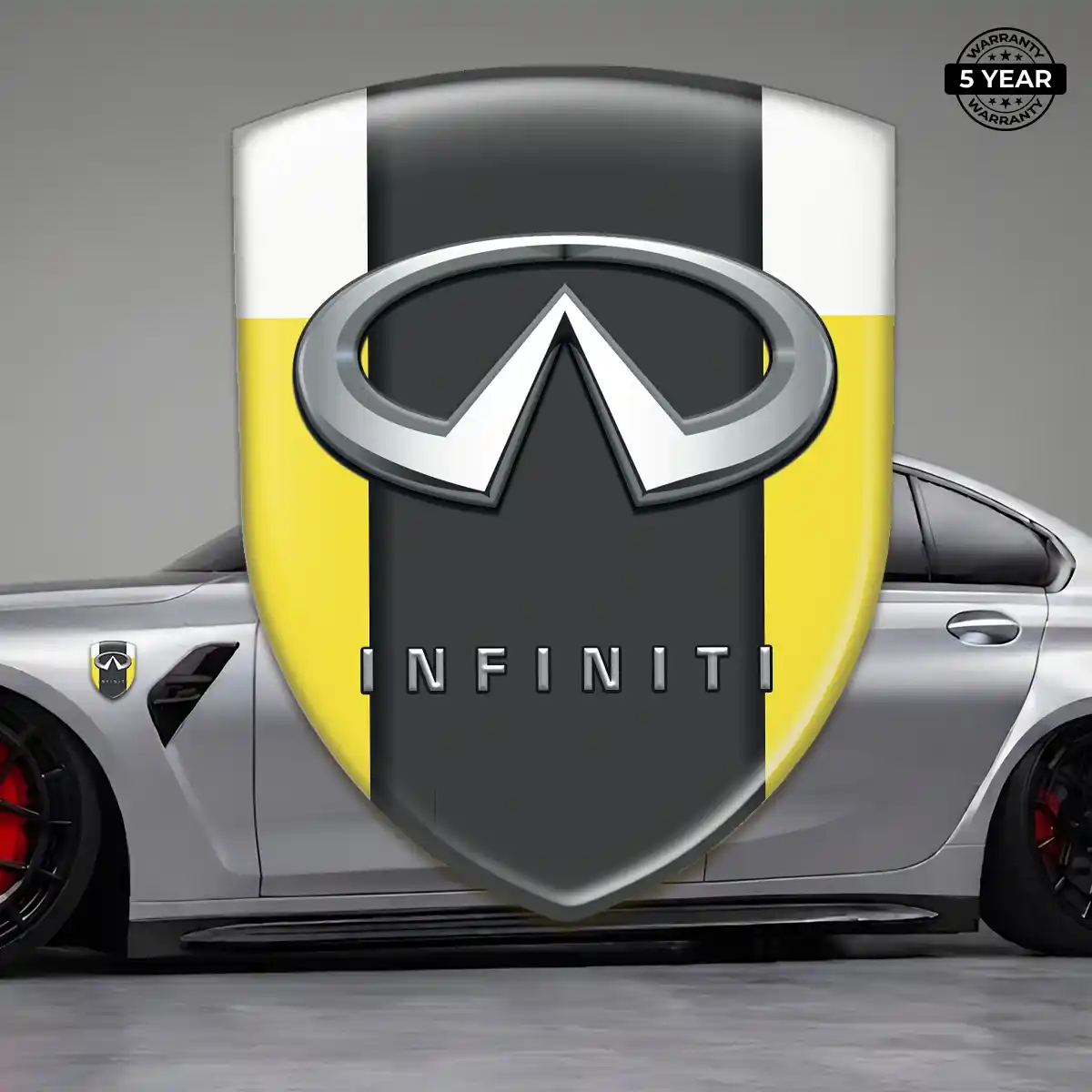 Infiniti Resin Emblem Sticker Prestige Line