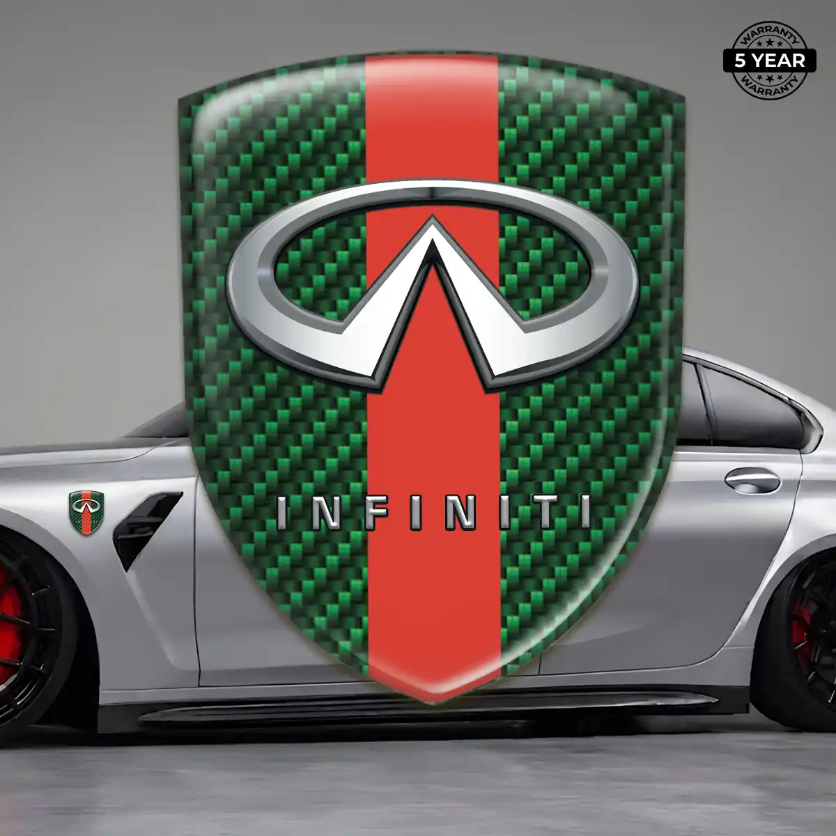 Infiniti Resin Emblem Sticker Prime Quality