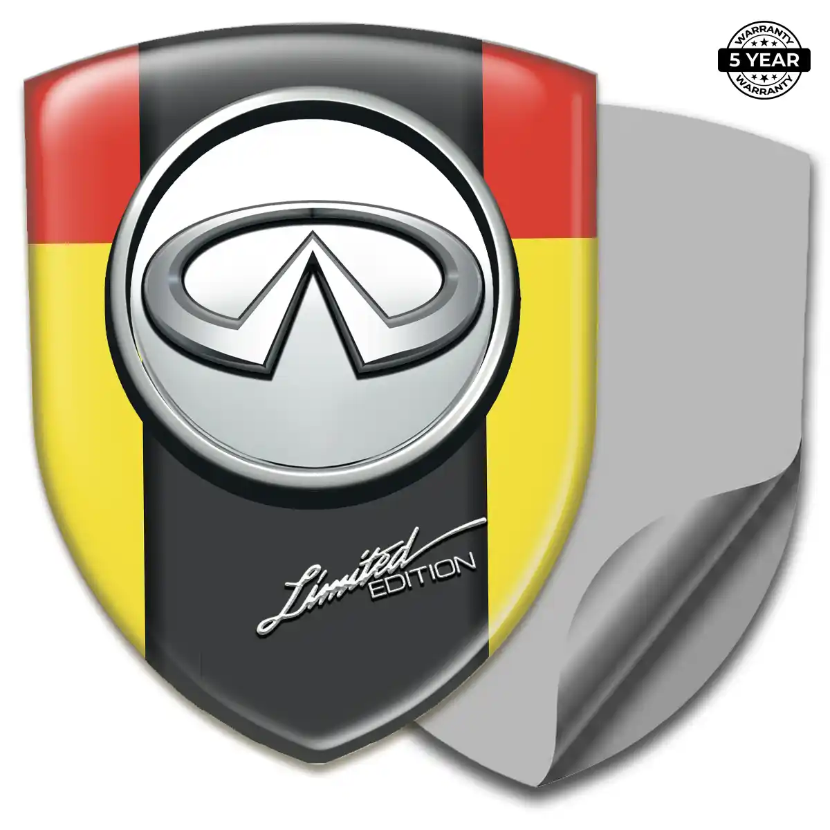 Infiniti Resin Emblem Sticker Resin Elite