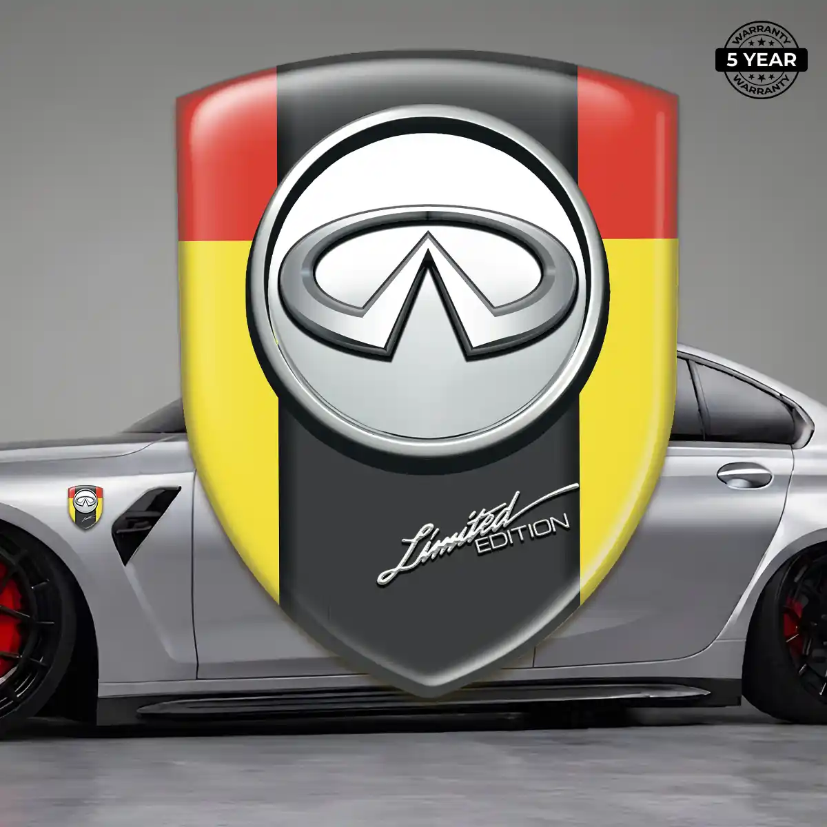 Infiniti Resin Emblem Sticker Resin Elite