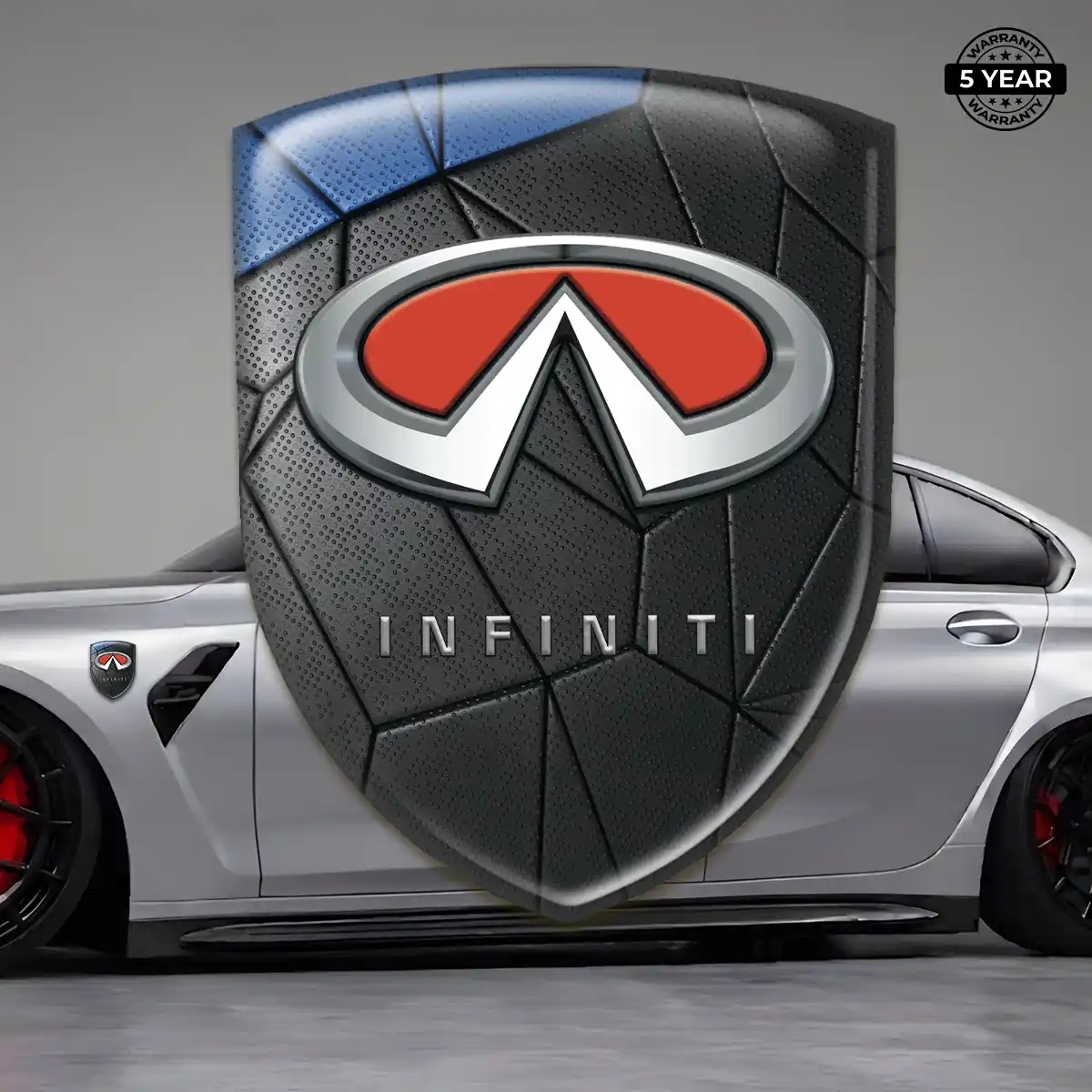 Infiniti Resin Emblem Sticker Resin Luxe