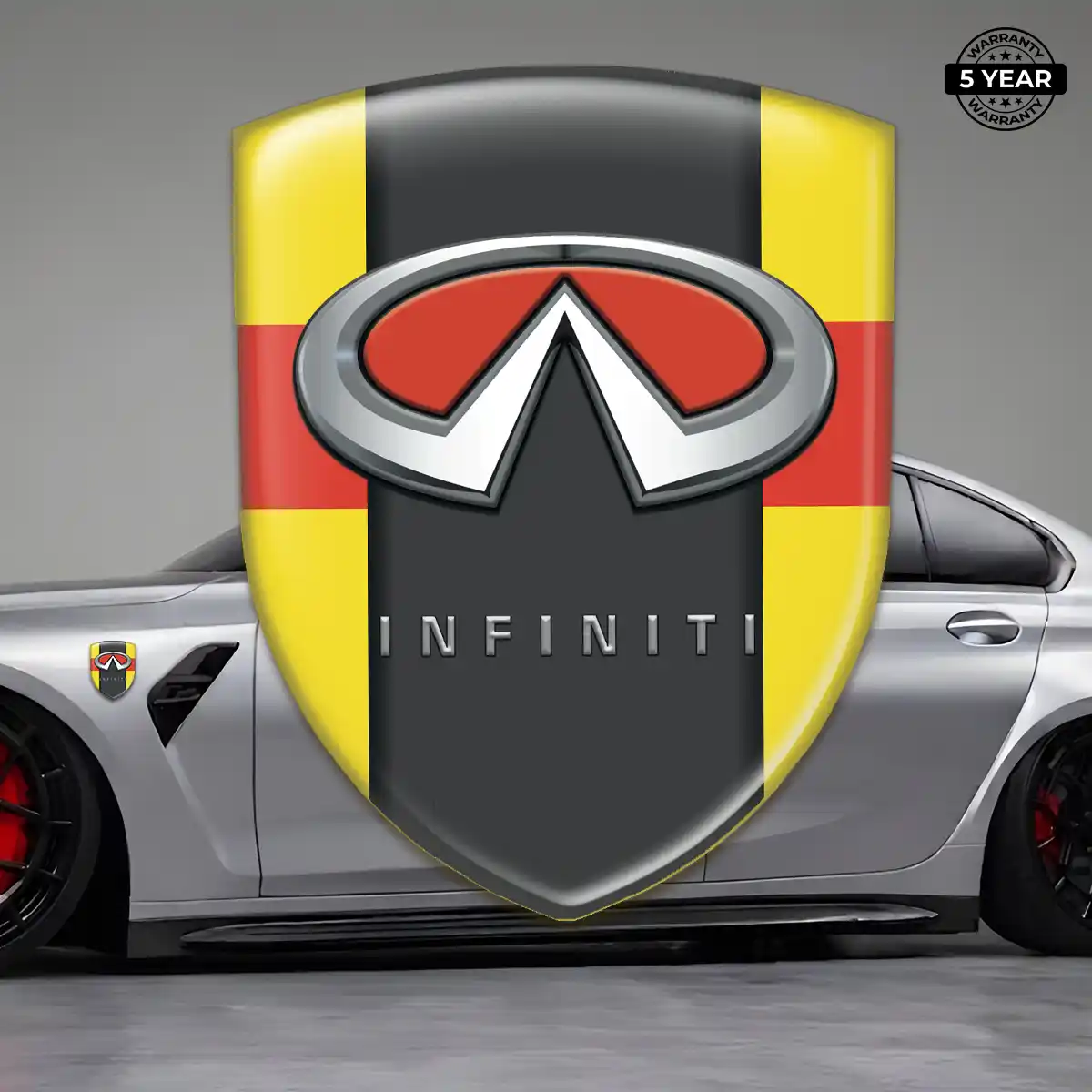 Infiniti Resin Emblem Sticker Street Tuning