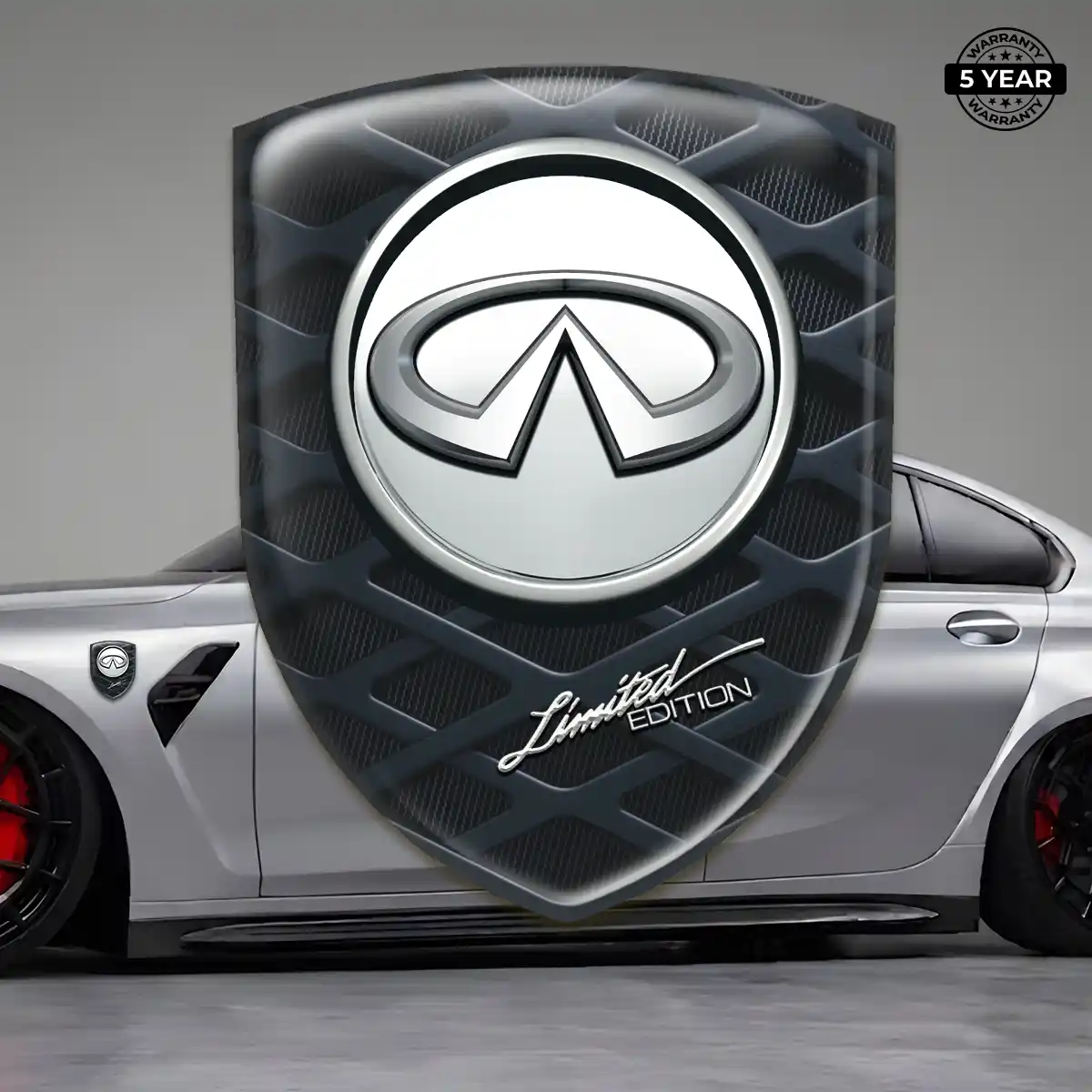Infiniti Resin Emblem Sticker Superior Craft