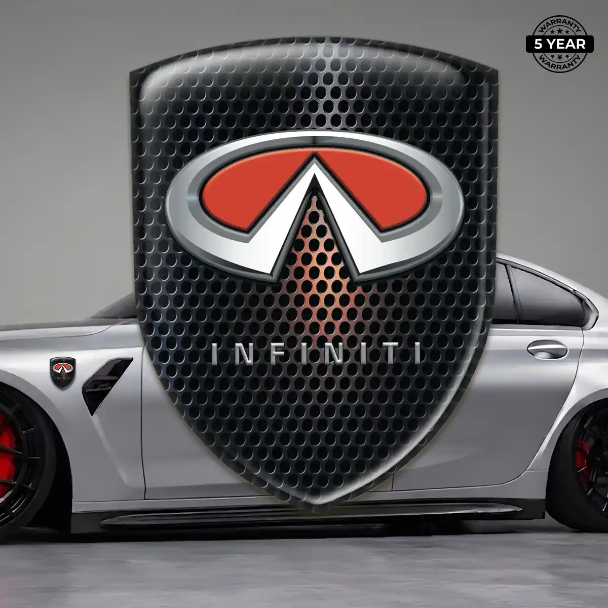 Infiniti Self Adhesive Emblem Sticker Elite Finish