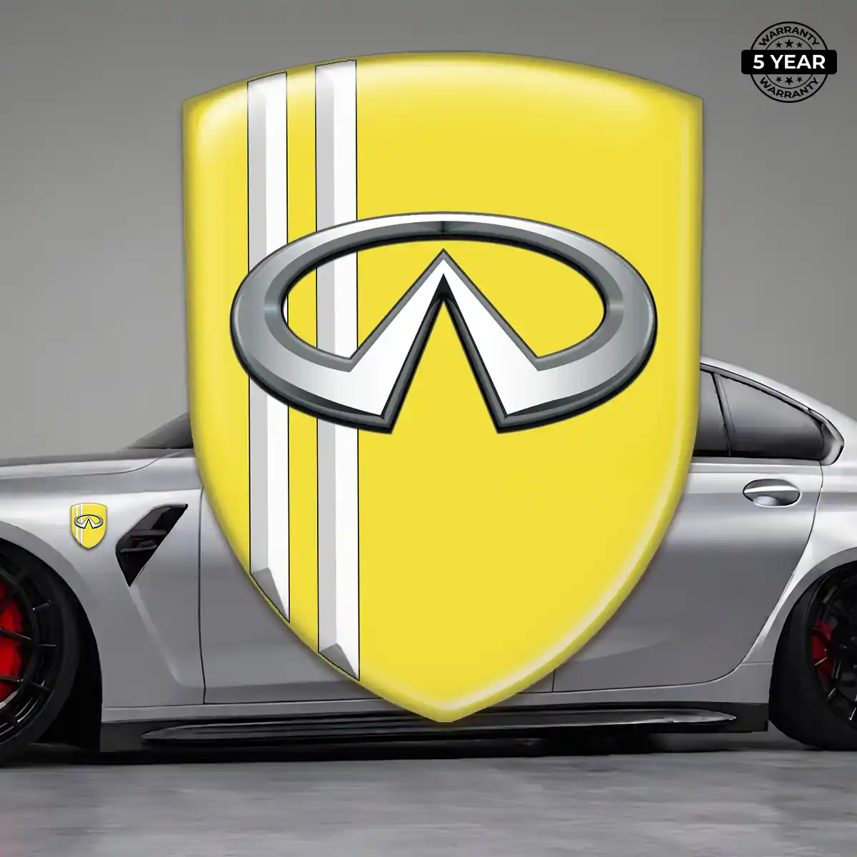 Infiniti Self Adhesive Emblem Sticker Exterior Luxe