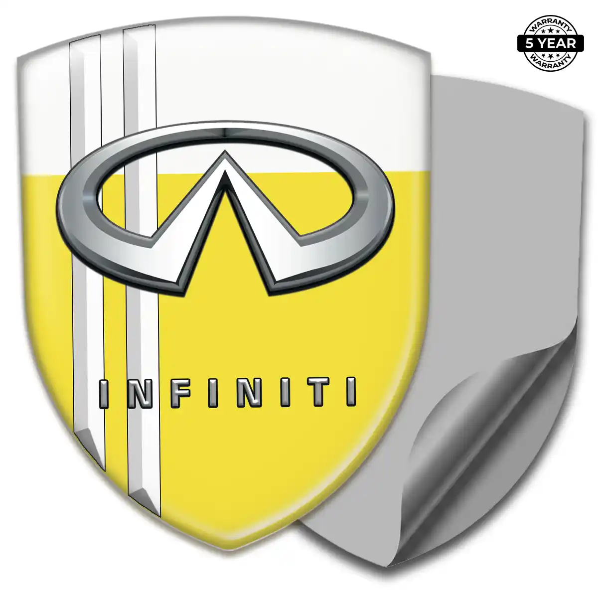 Infiniti Self Adhesive Emblem Sticker Interior Luxe