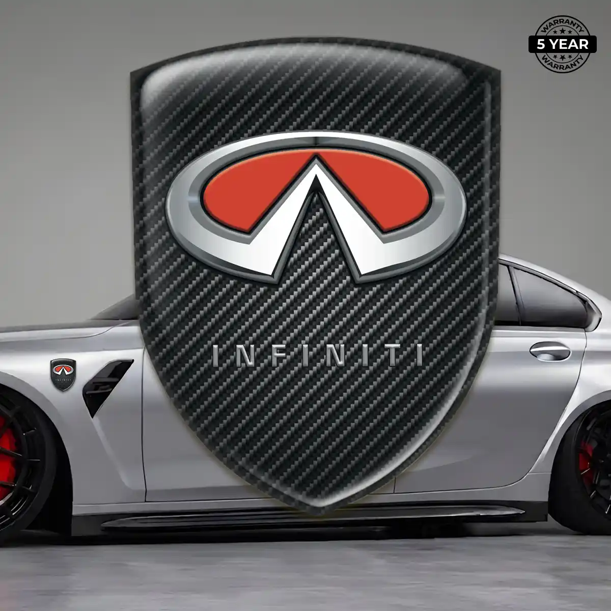Infiniti Self Adhesive Emblem Sticker Noble Edition