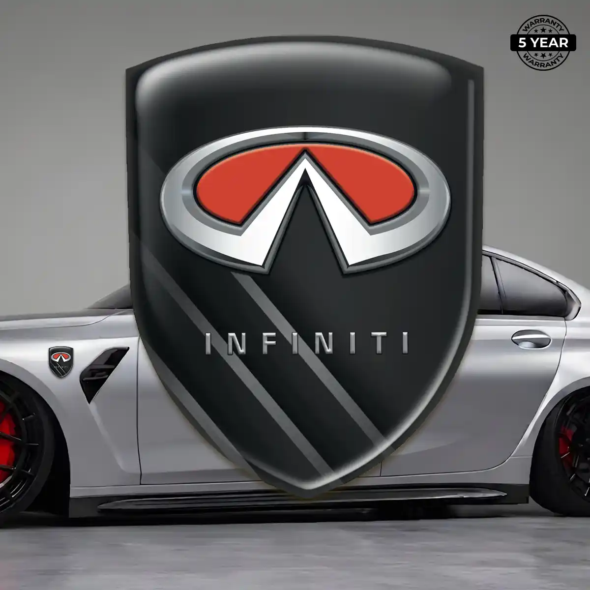 Infiniti Self Adhesive Emblem Sticker Outer Style