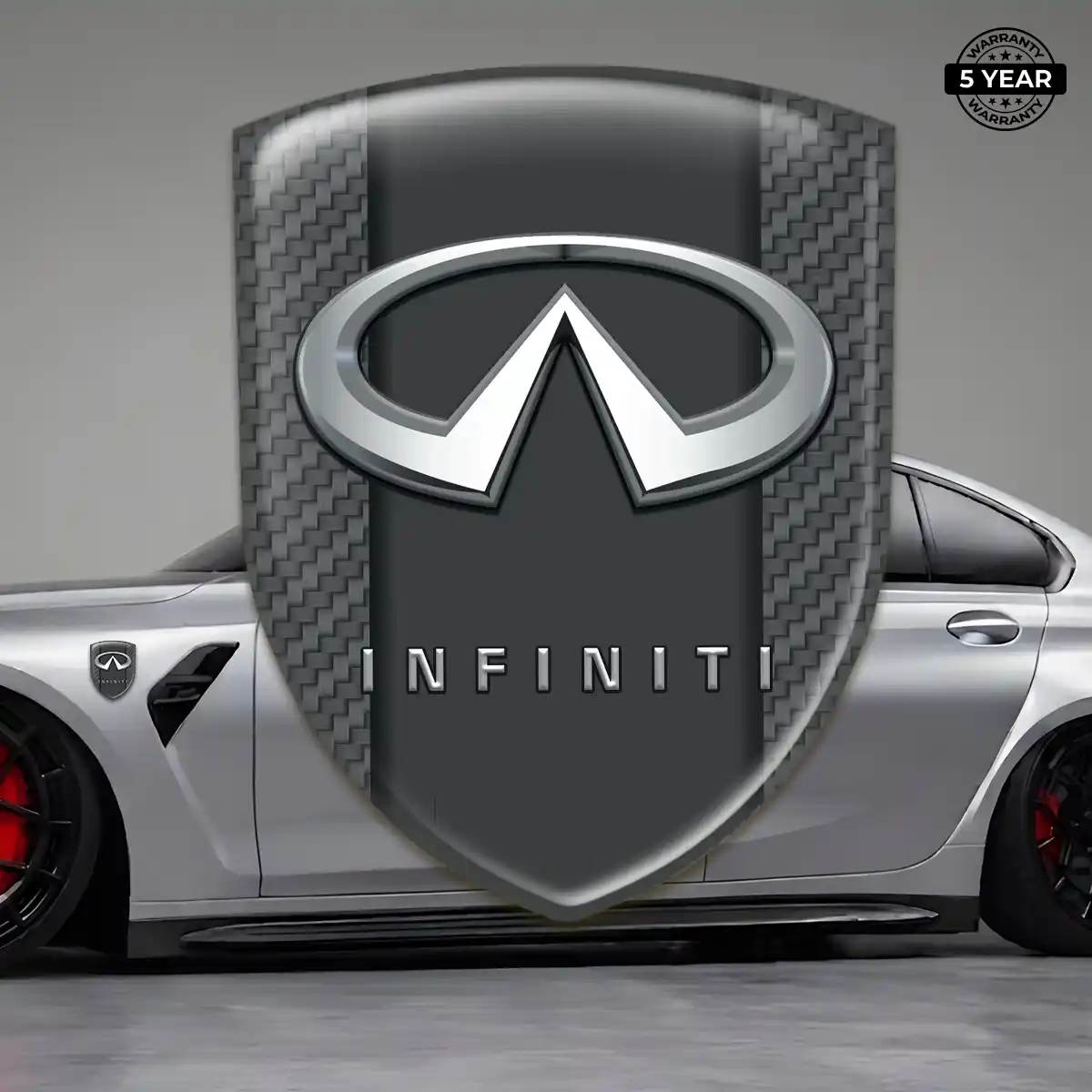 Infiniti Self Adhesive Emblem Sticker Performance Style