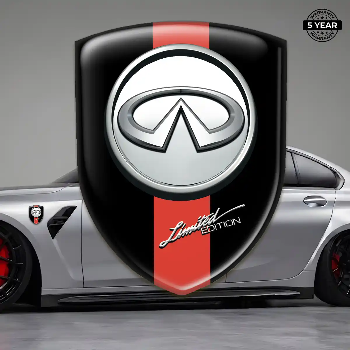 Infiniti Self Adhesive Emblem Sticker Refined Design