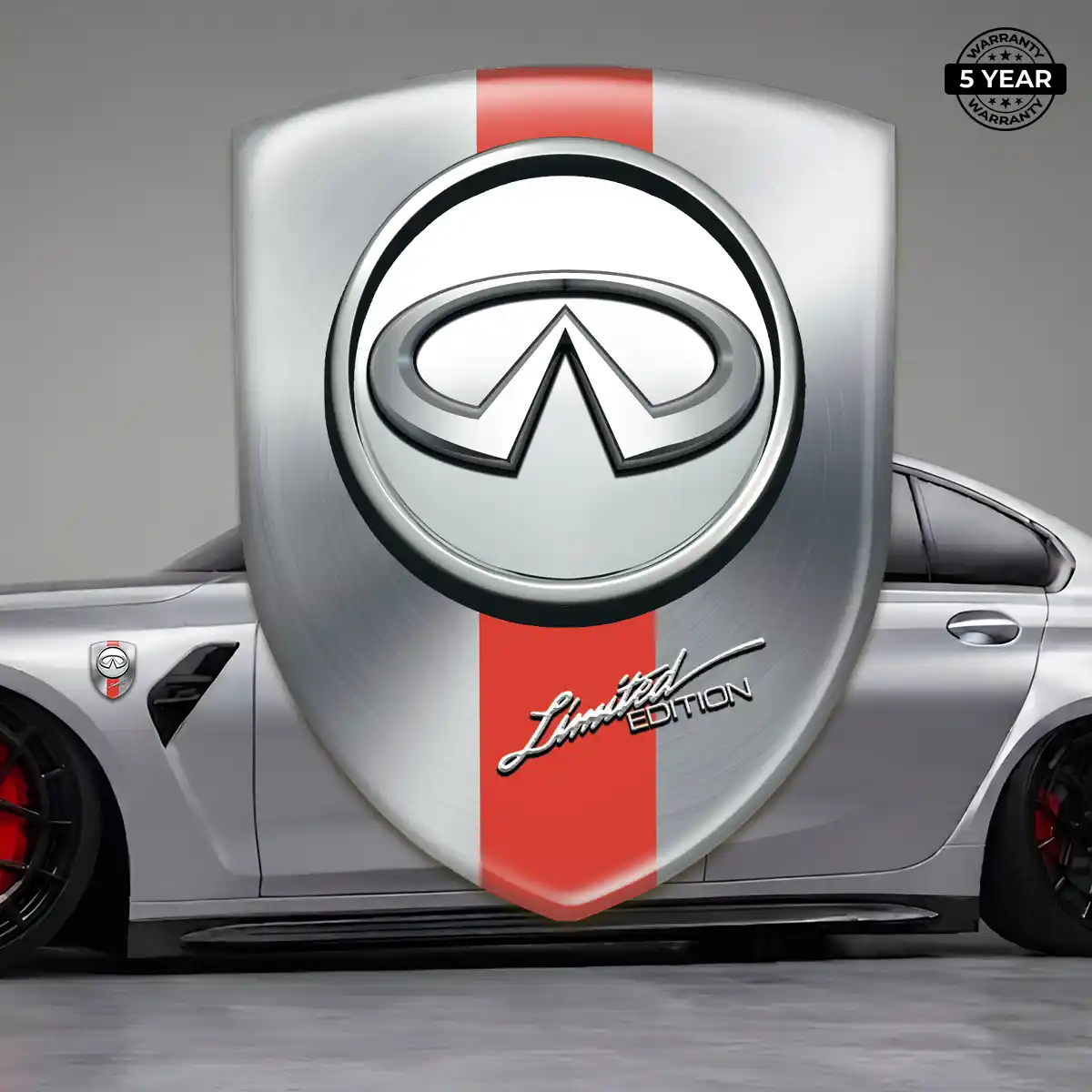 Infiniti Self Adhesive Emblem Sticker Sleek Style