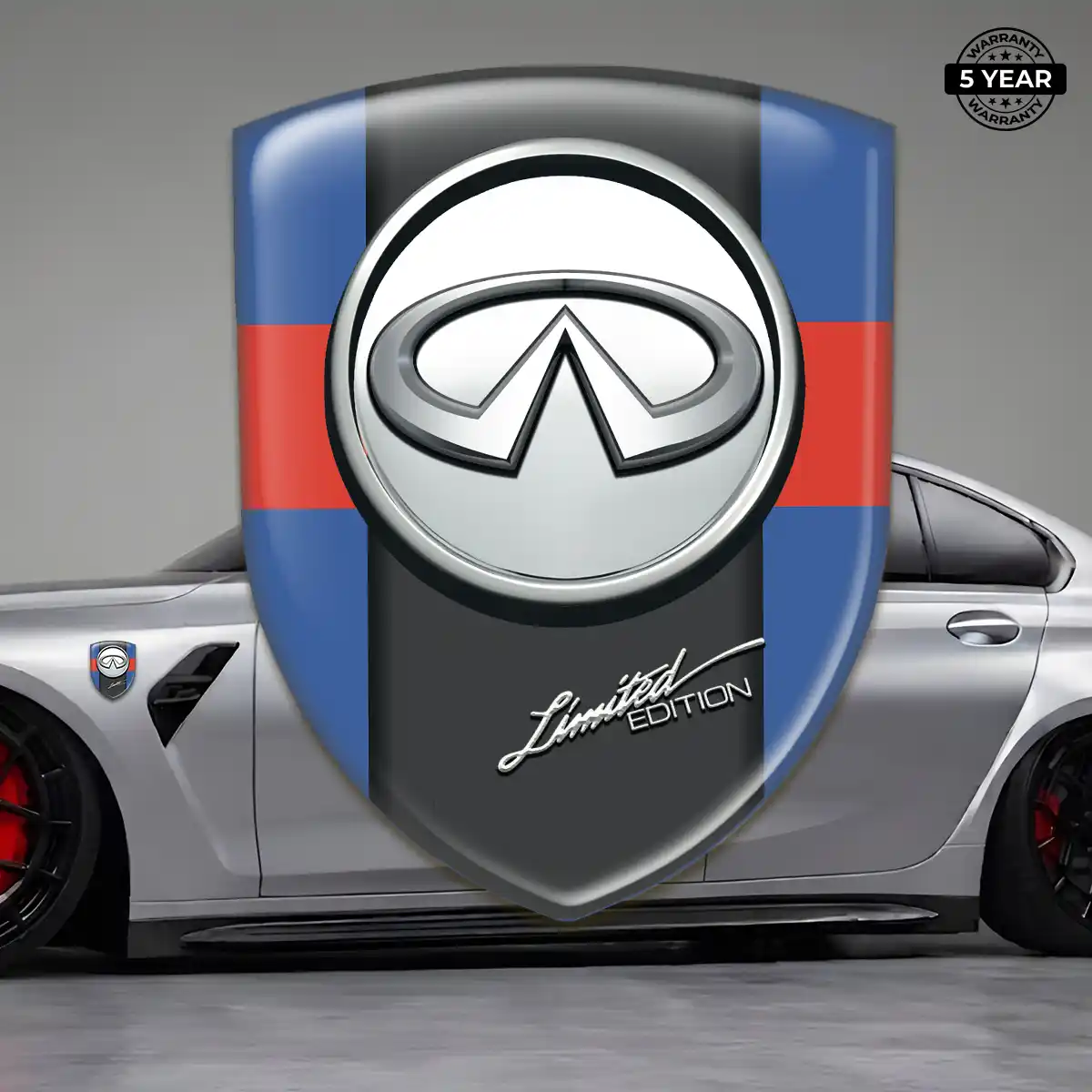 Infiniti Self Adhesive Emblem Sticker Superior Craft