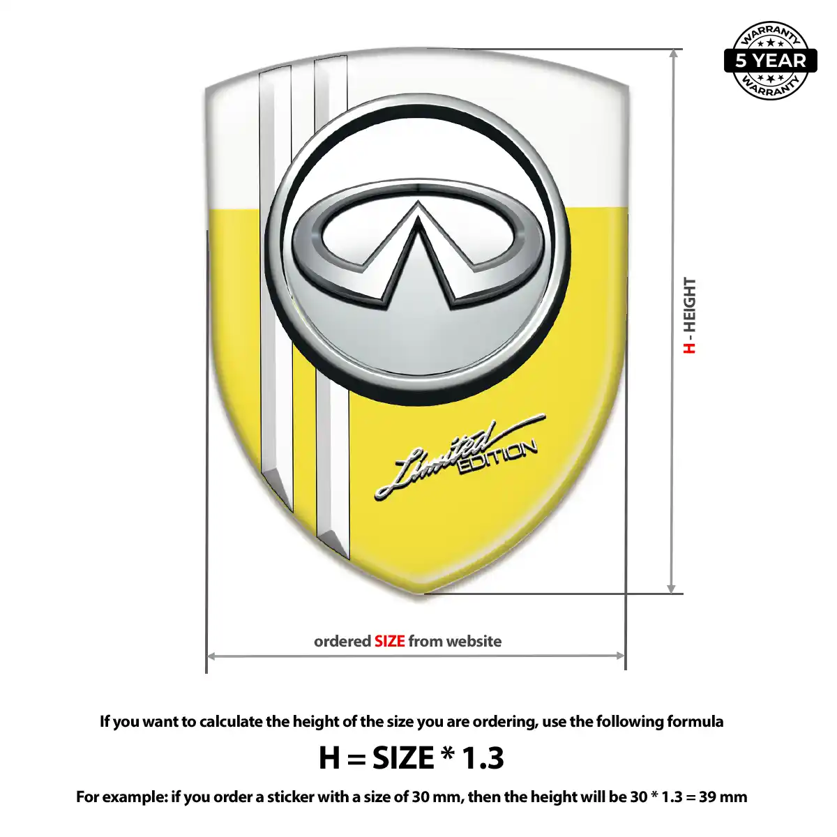Infiniti Silicone Badge Exclusive Series