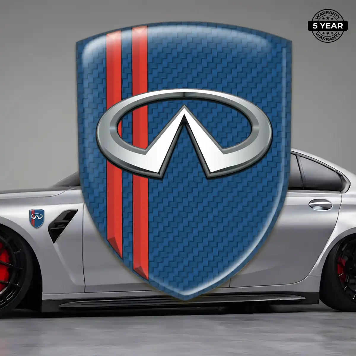 Infiniti Silicone Badge Outer Style