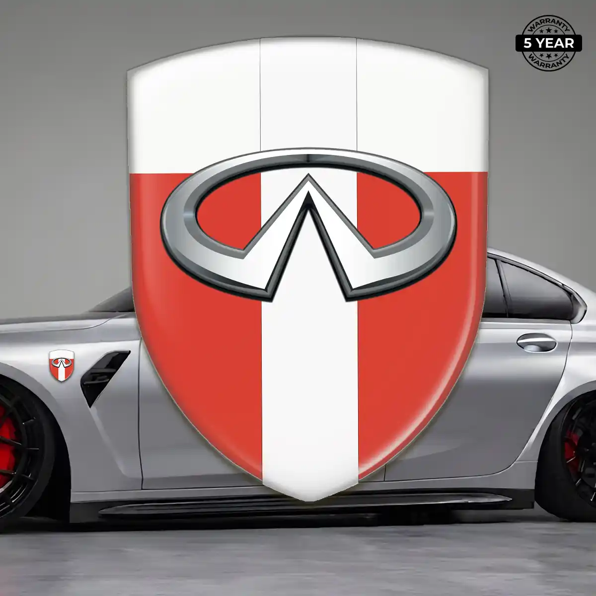 Infiniti Silicone Badge Premium Dome