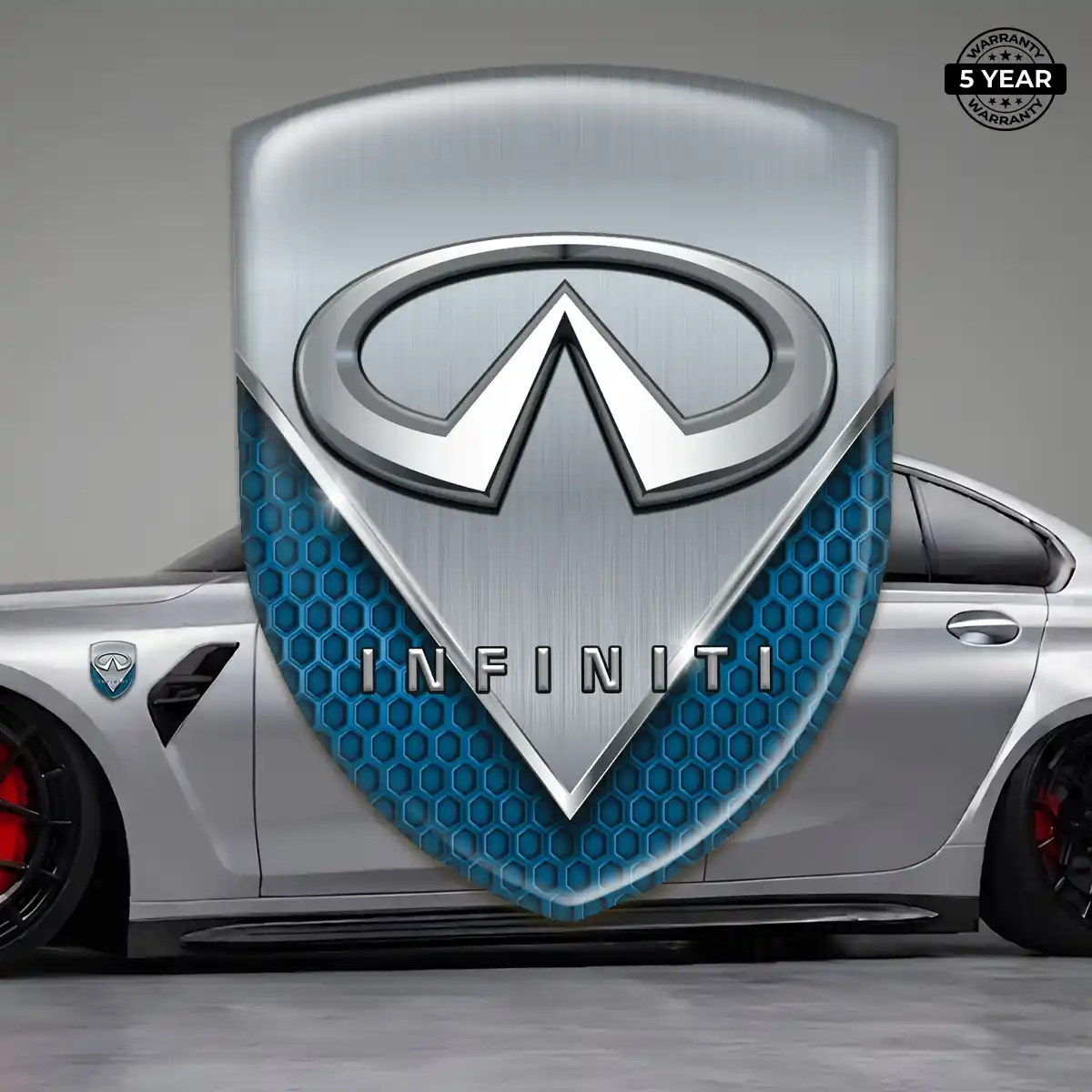 Infiniti Silicone Badge Resin Luxe