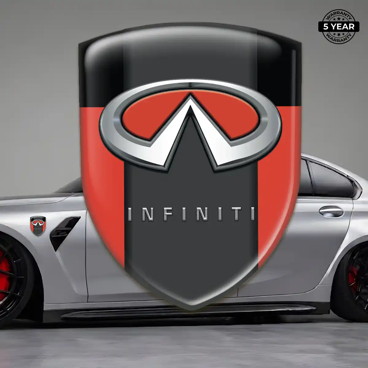 Infiniti Silicone Badge Sleek Style