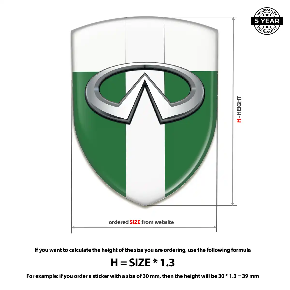 Infiniti Silicone Badge Sport Tuning