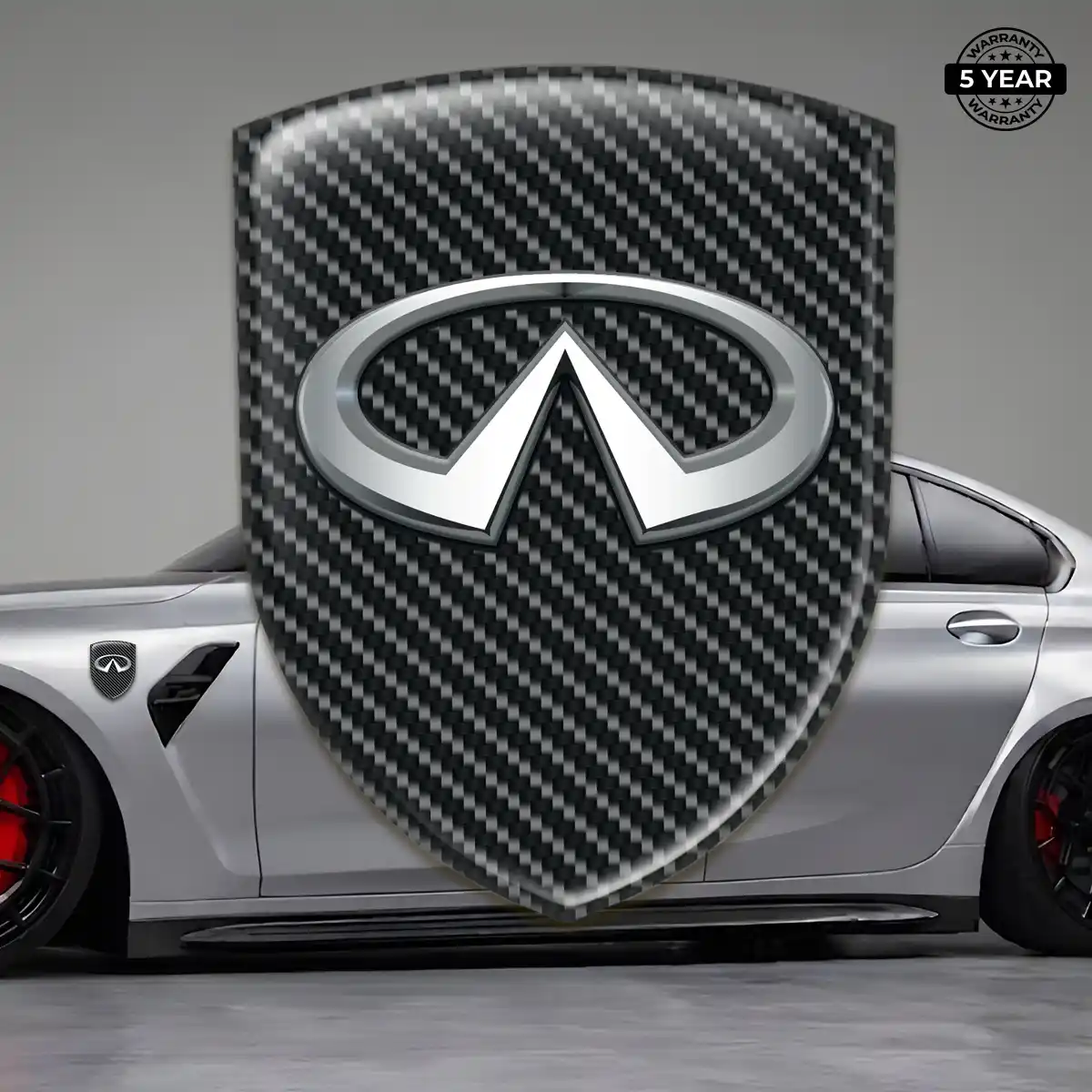 Infiniti Silicone Emblem Auto Tuning