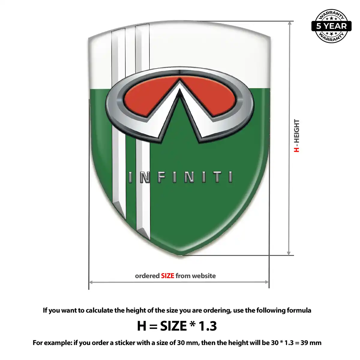 Infiniti Silicone Emblem Elite Edition