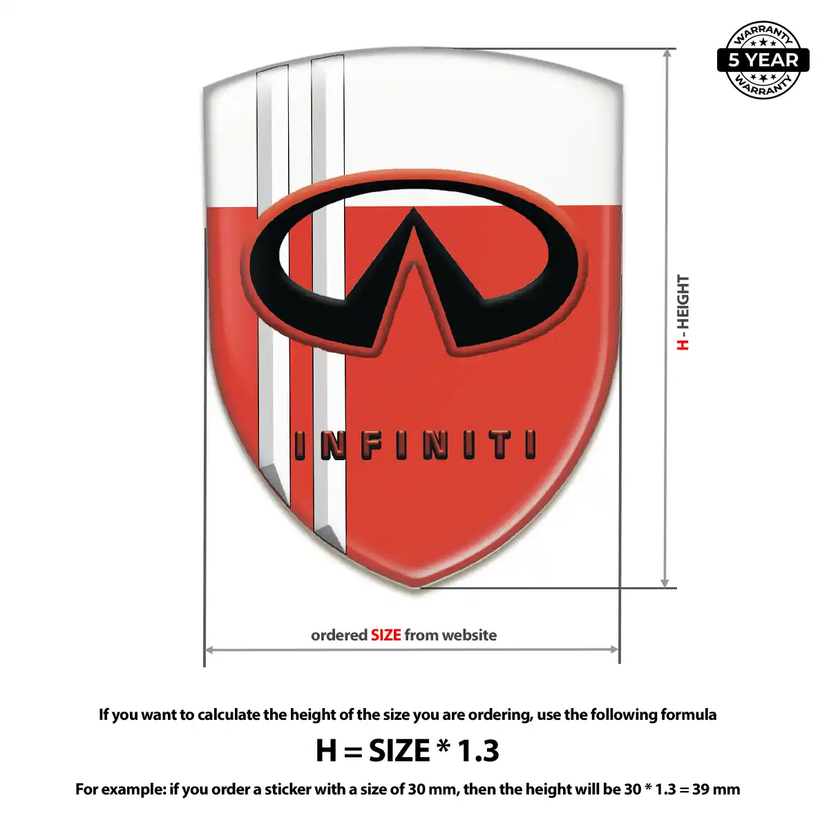 Infiniti Silicone Emblem Exclusive Series