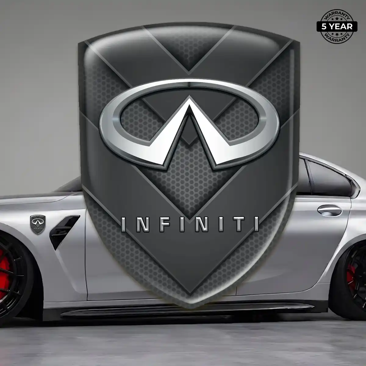 Infiniti Silicone Emblem Interior Luxe