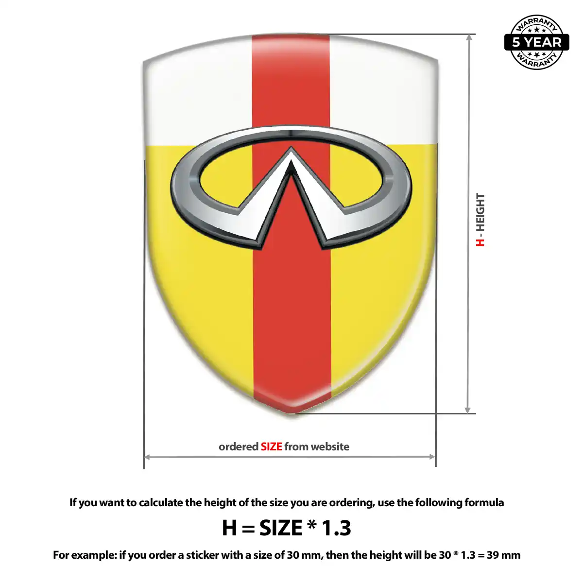 Infiniti Silicone Emblem Opulent Line