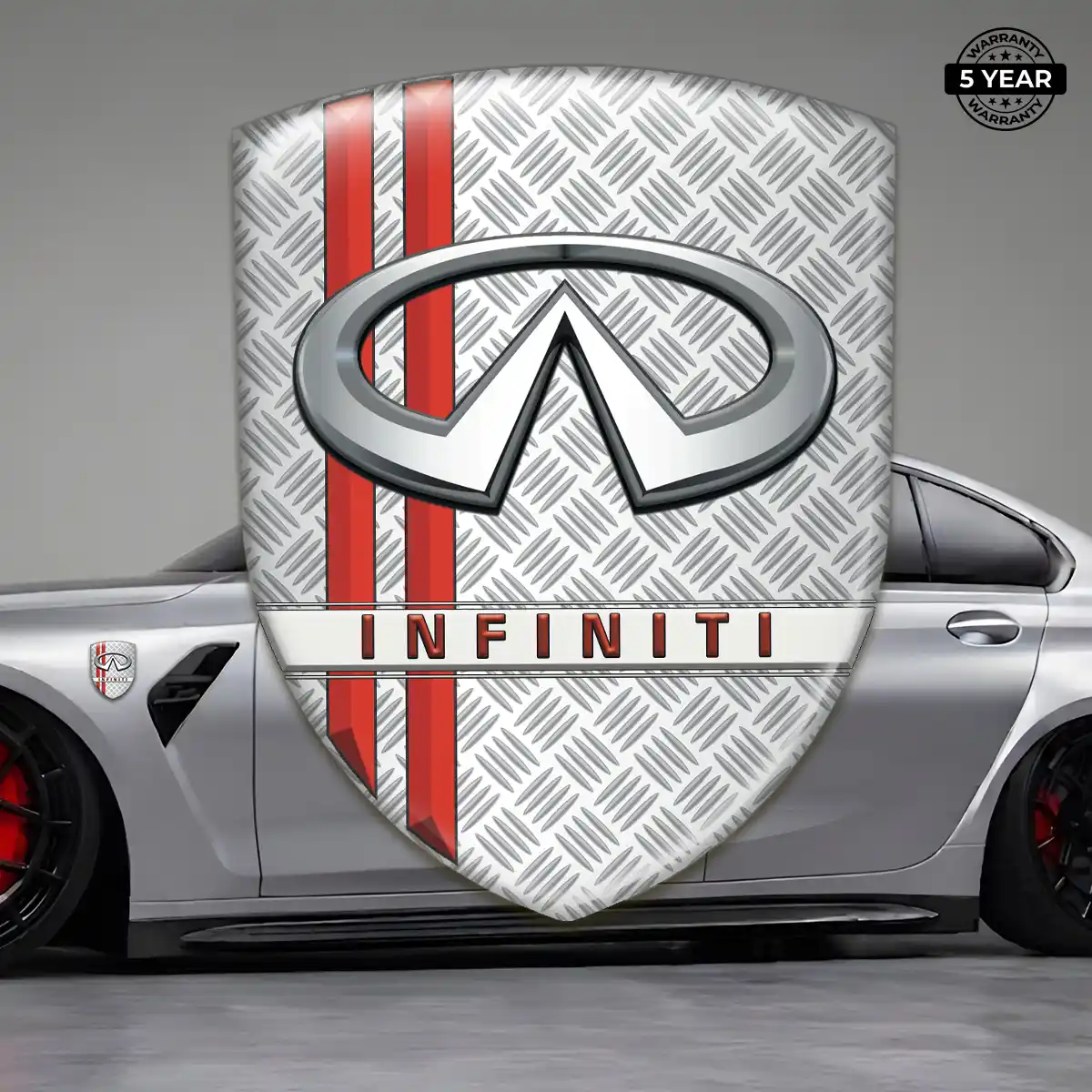 Infiniti Silicone Emblem Outer Style