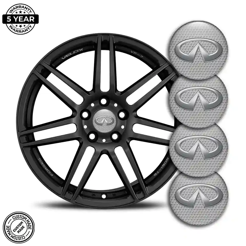 Infiniti Silicone Emblem Self-Adhesive Sleek Style