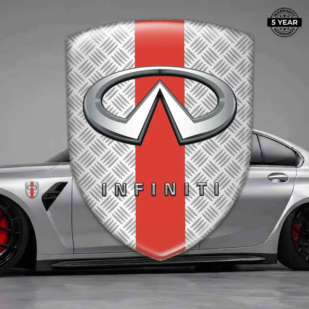 Infiniti Silicone Sticker Premium Dome