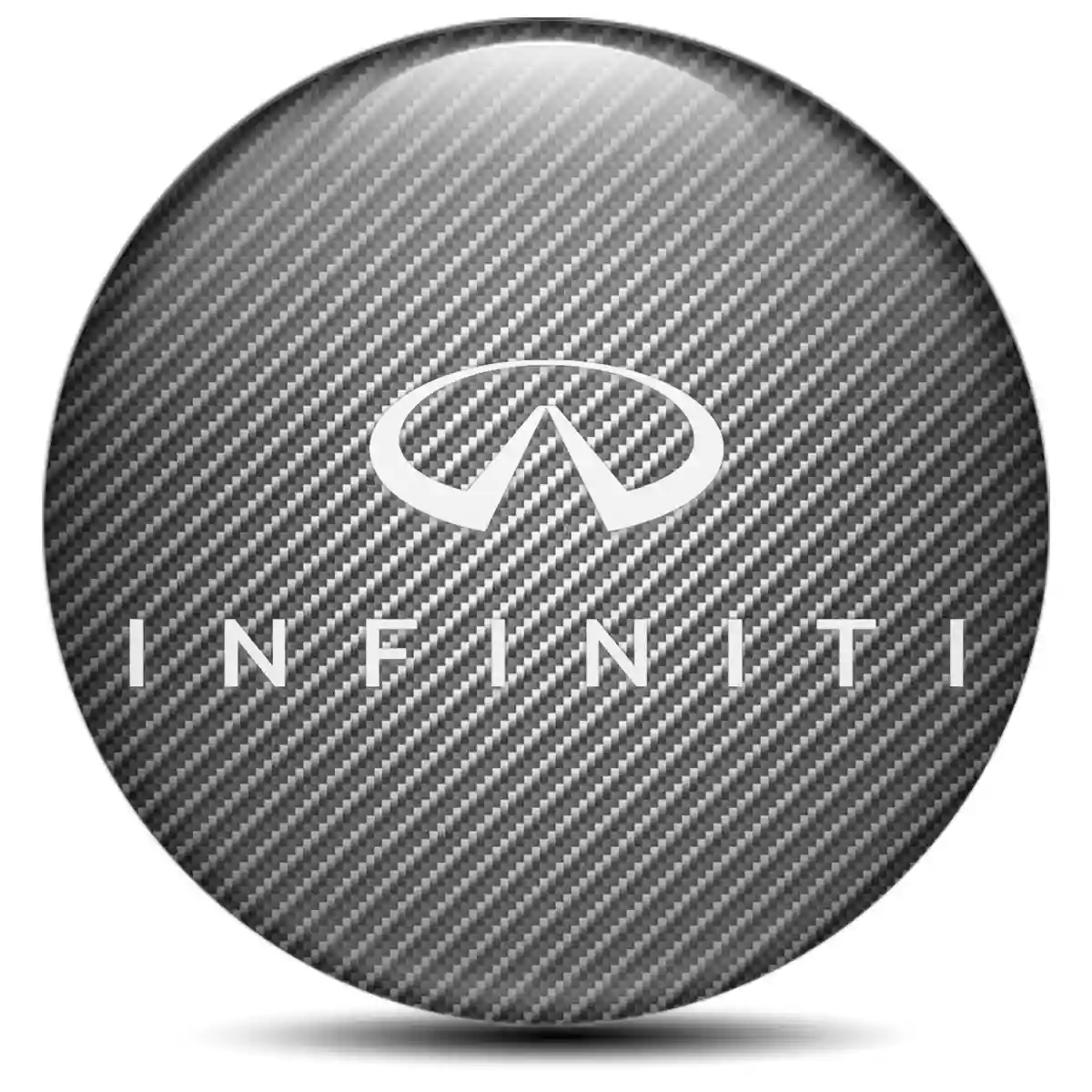 Infiniti Silicone Sticker Self-Adhesive Sleek Style