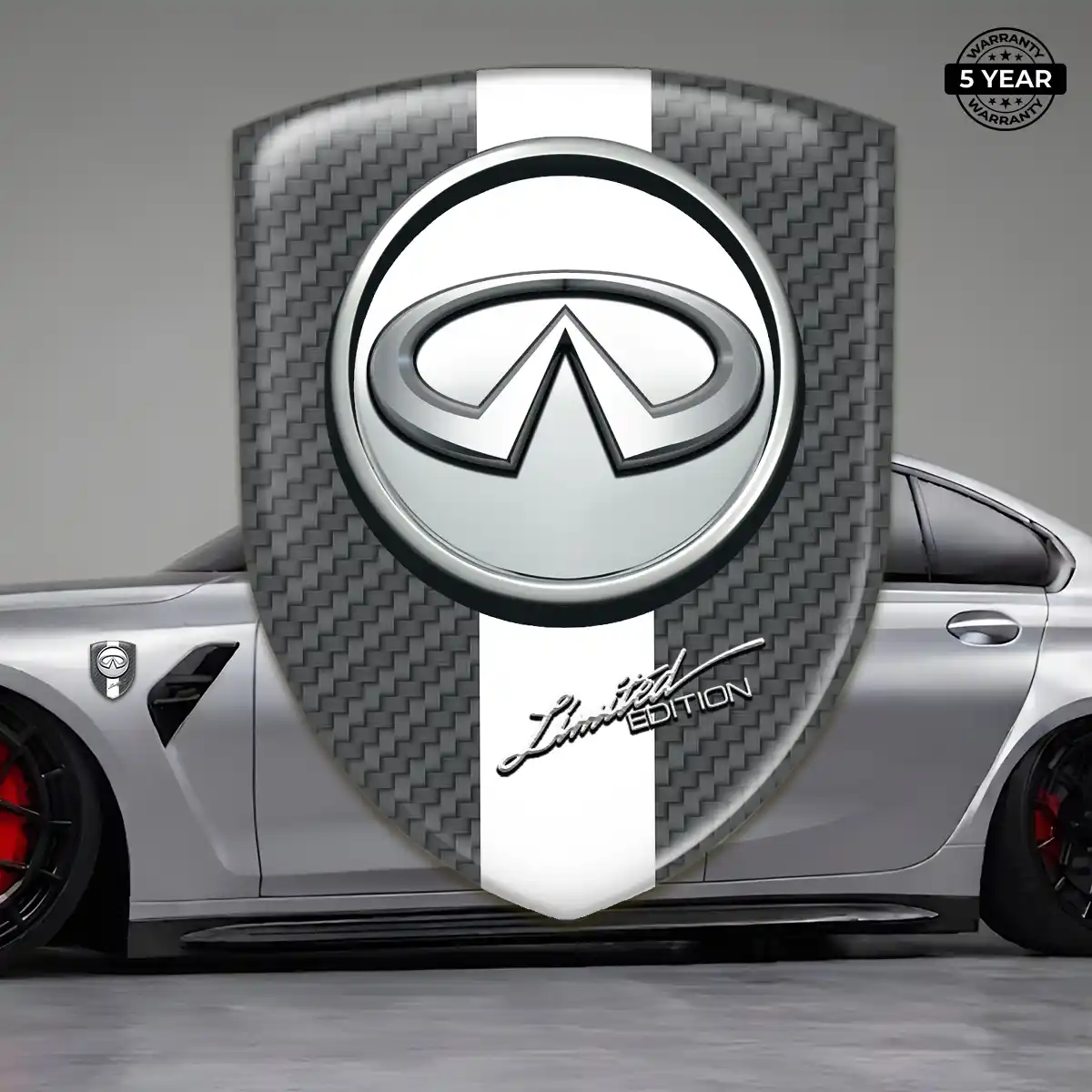Infiniti Silicone Sticker Sport Tuning