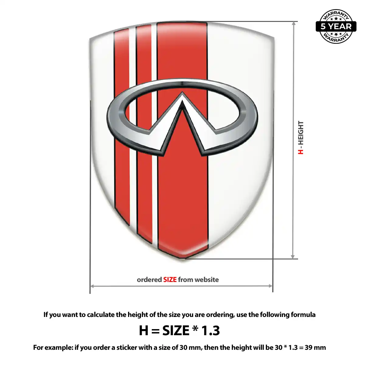 Infiniti Sticker Exterior Luxe