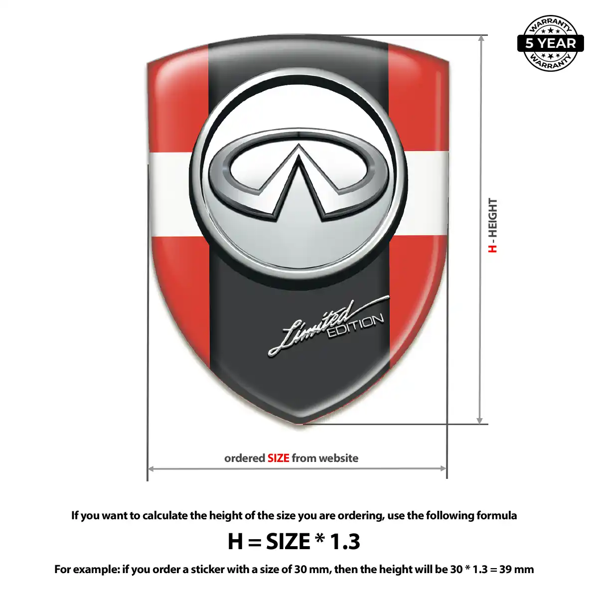 Infiniti Sticker Noble Edition