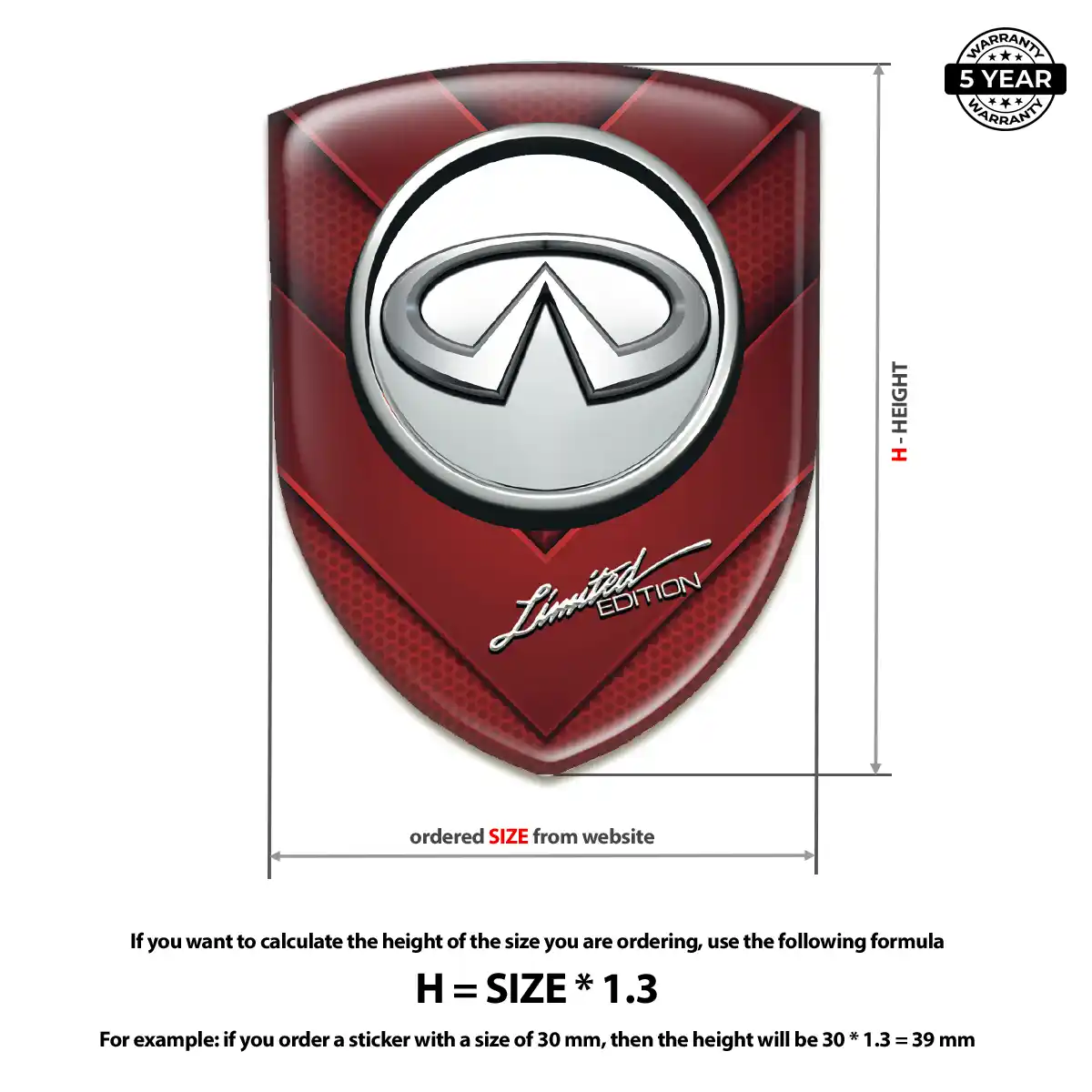 Infiniti Sticker Outer Style