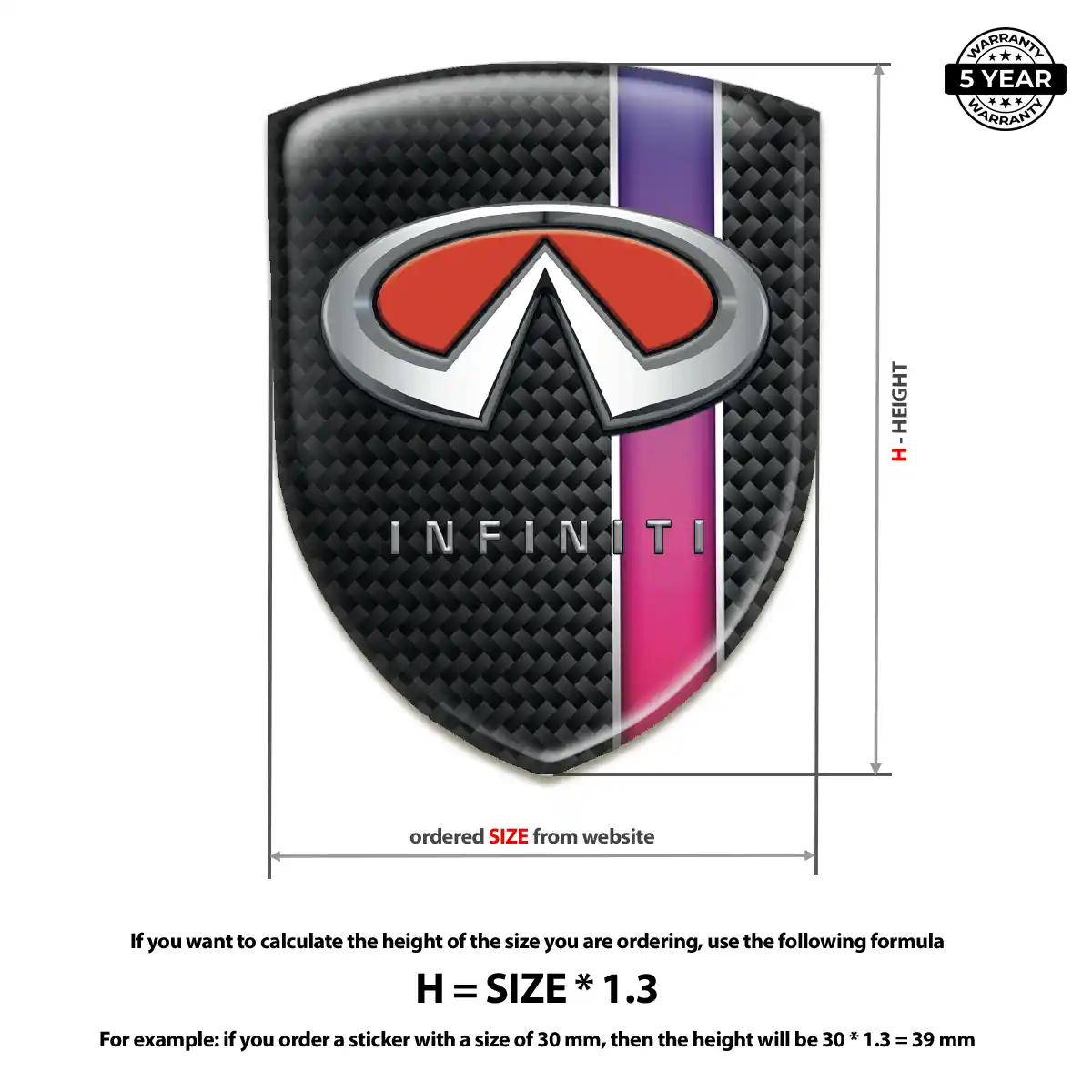 Infiniti Sticker Signature Grade