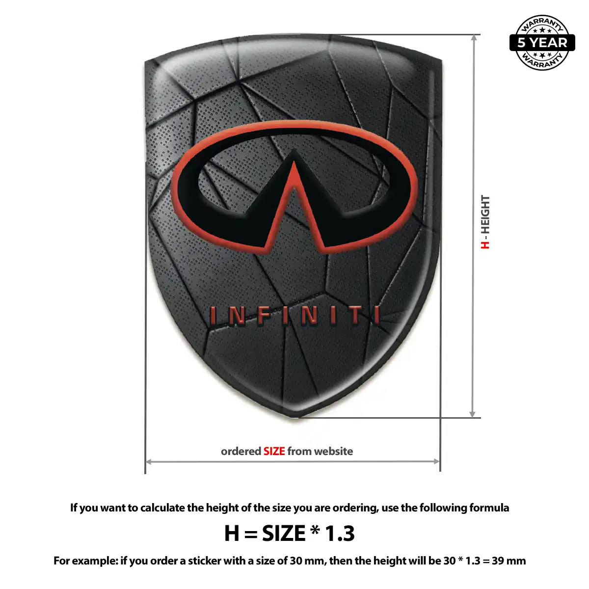 Infiniti Sticker Sport Tuning