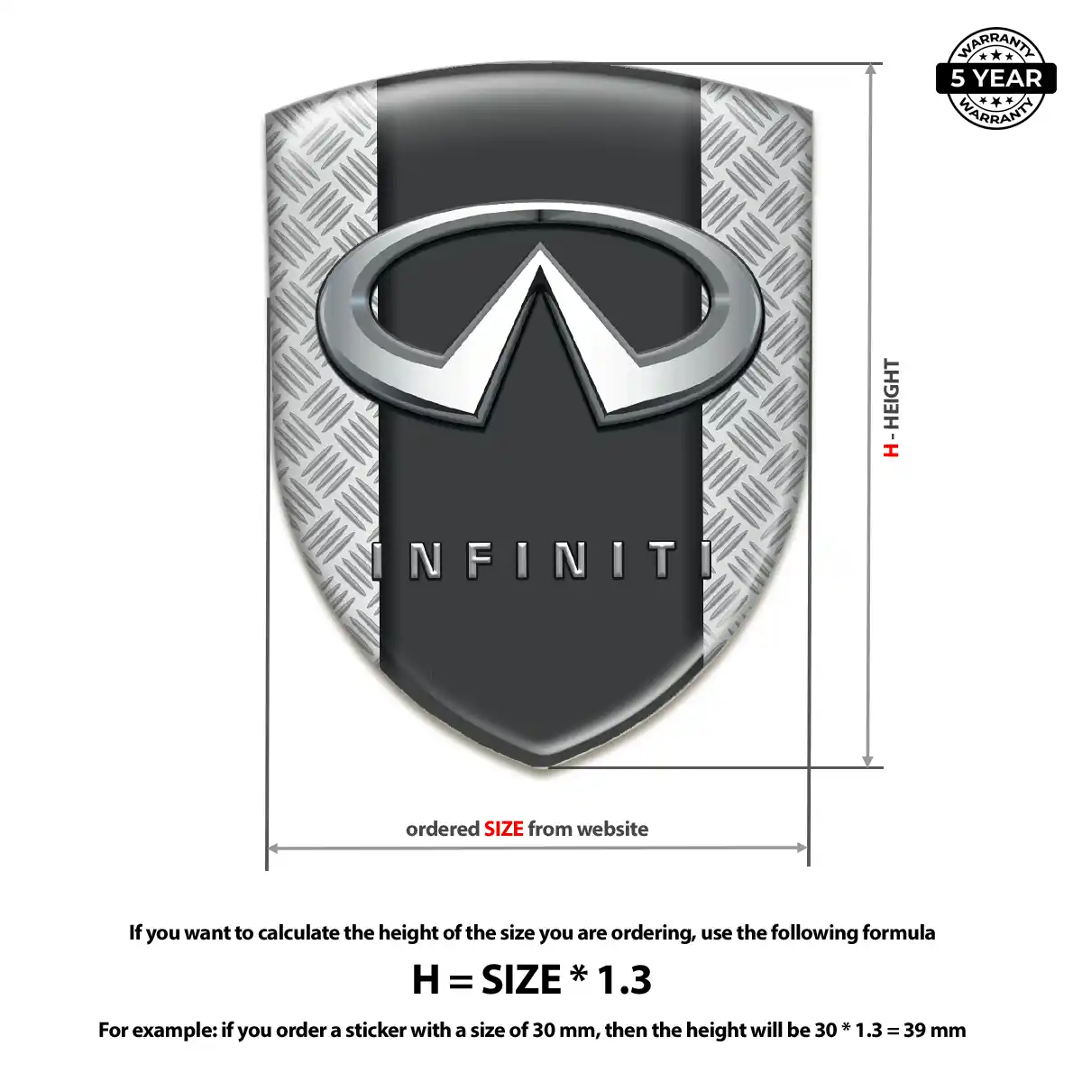 Infiniti Vehicle Logo Sticker Auto Tuning