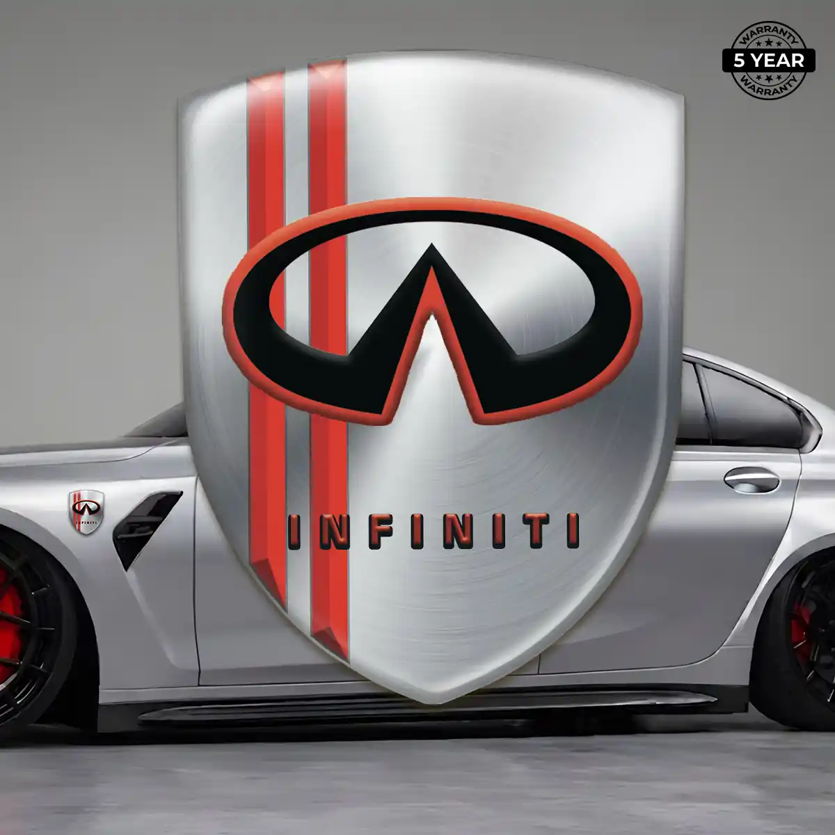 Infiniti Vehicle Logo Sticker Interior Elegance